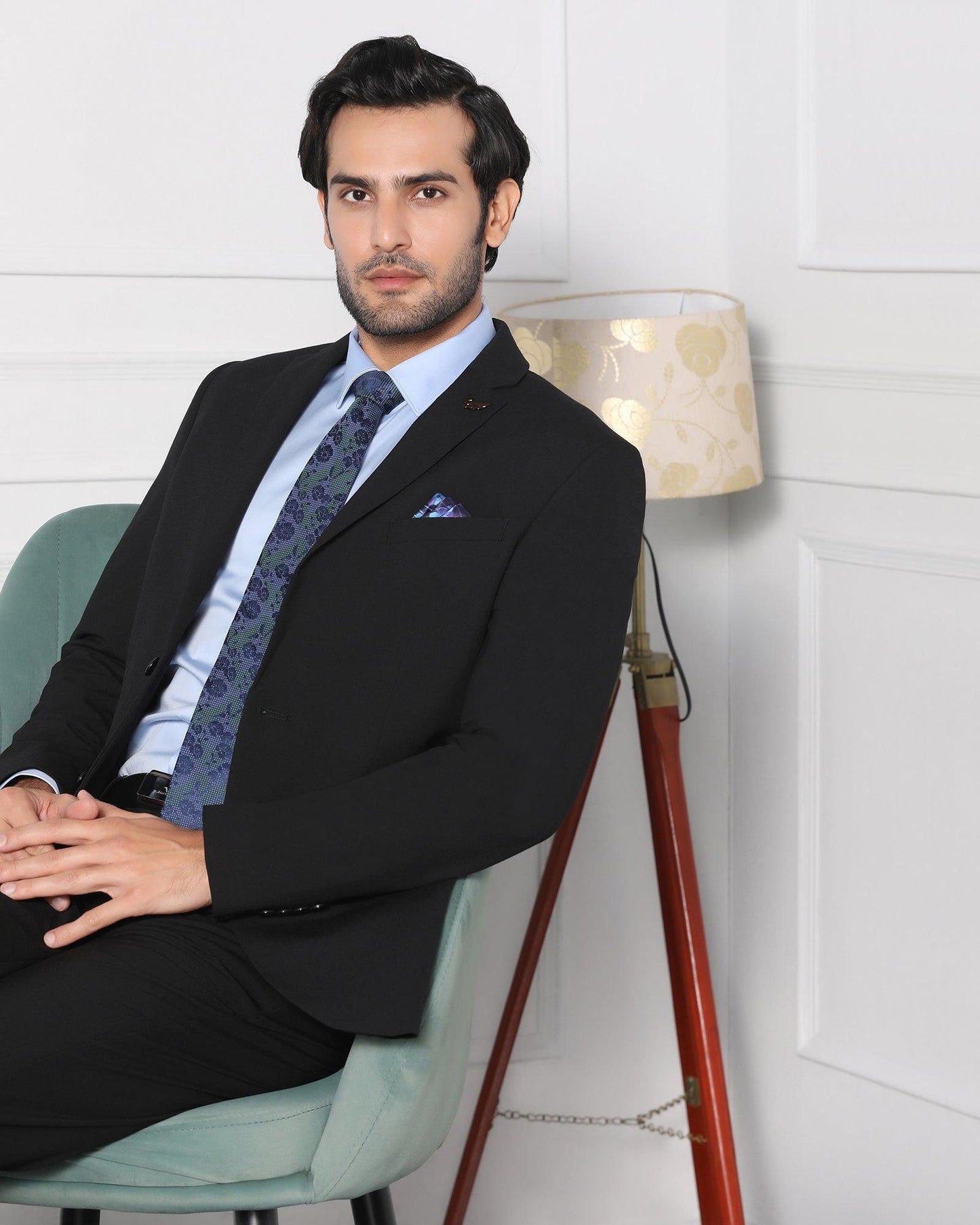 2 Pcs Suit In Black (Jerret) - blackberrys-clothing