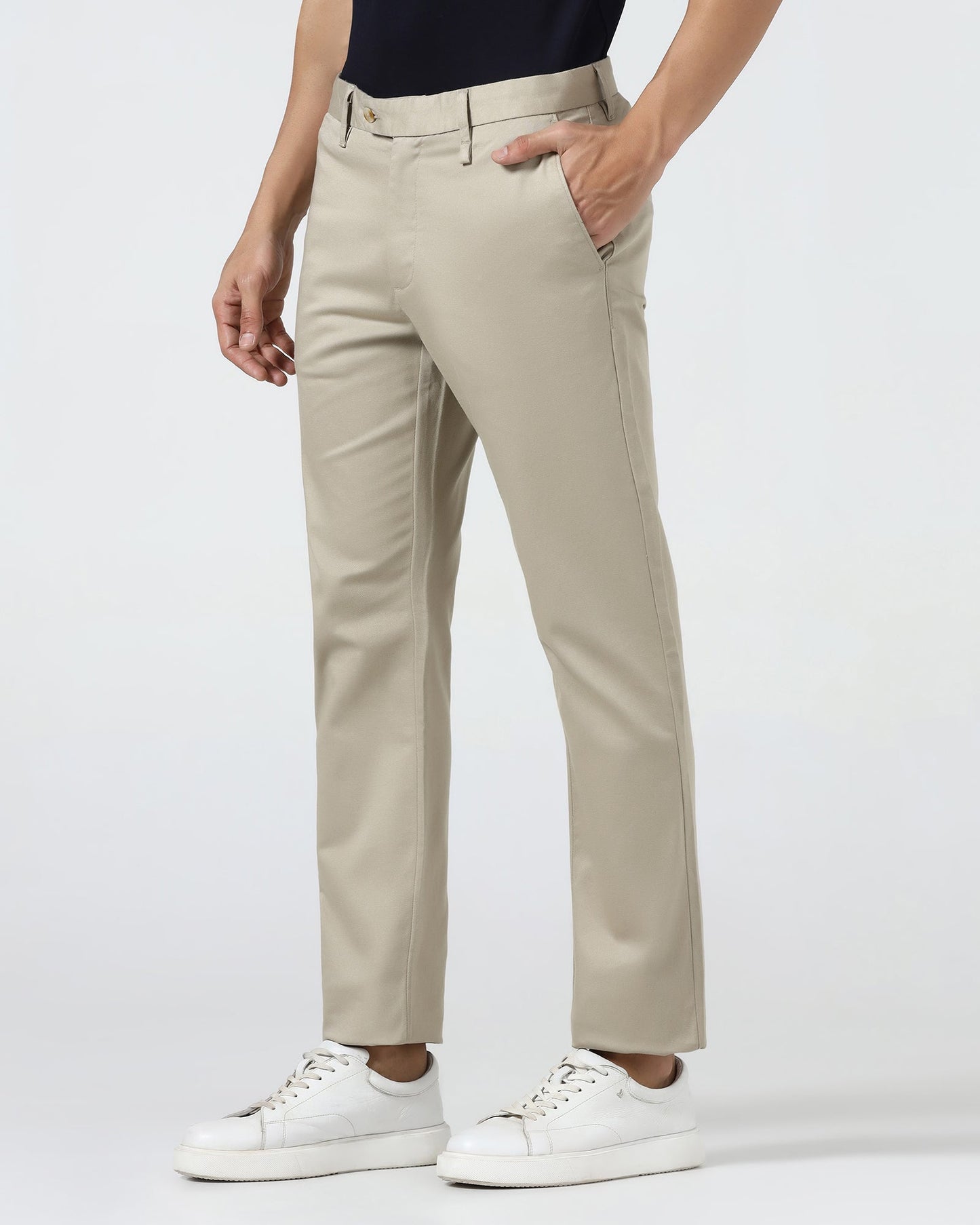 Beige Textured Khaki - Pecan