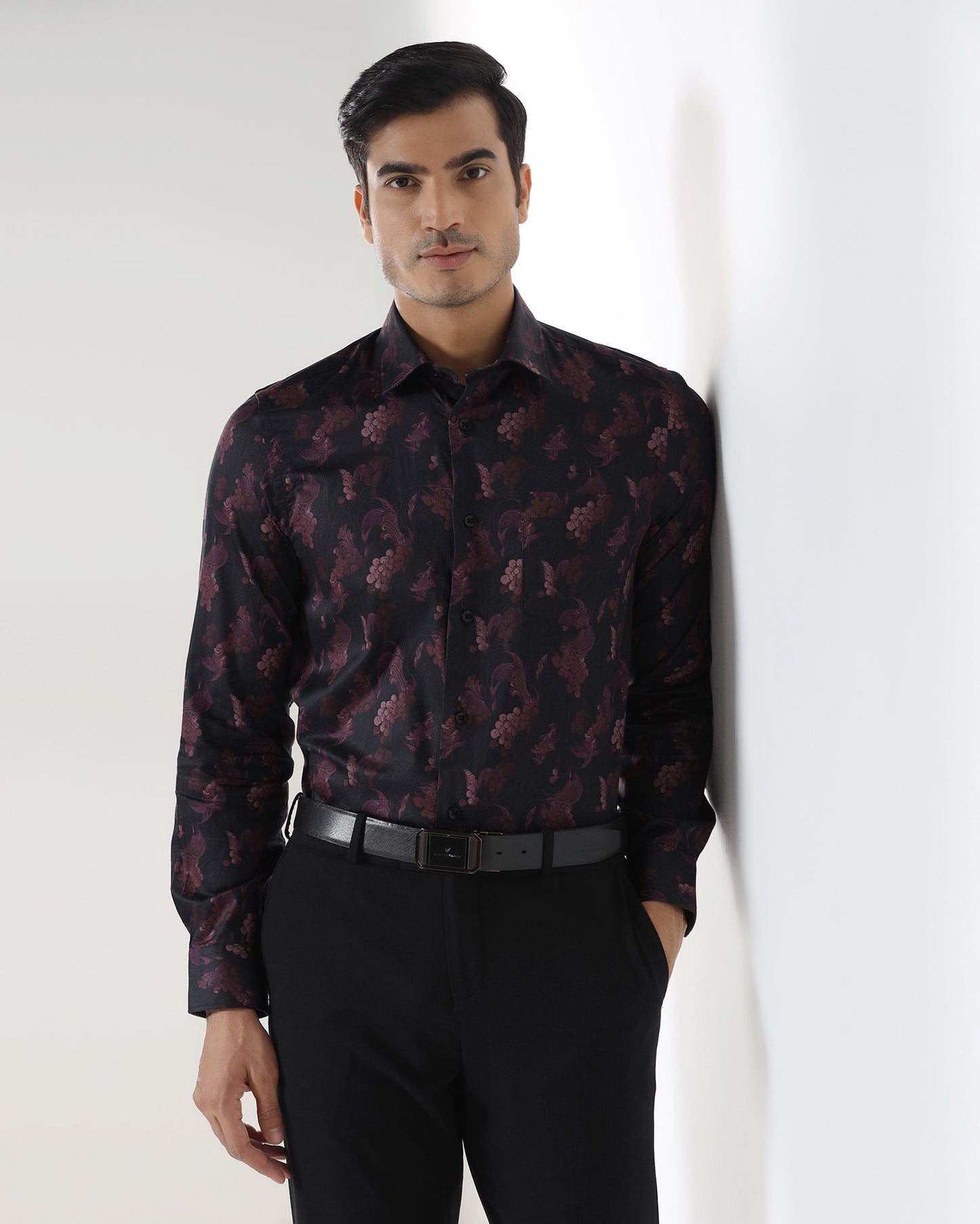 Cherry Lacquer Printed Shirt - Pavel
