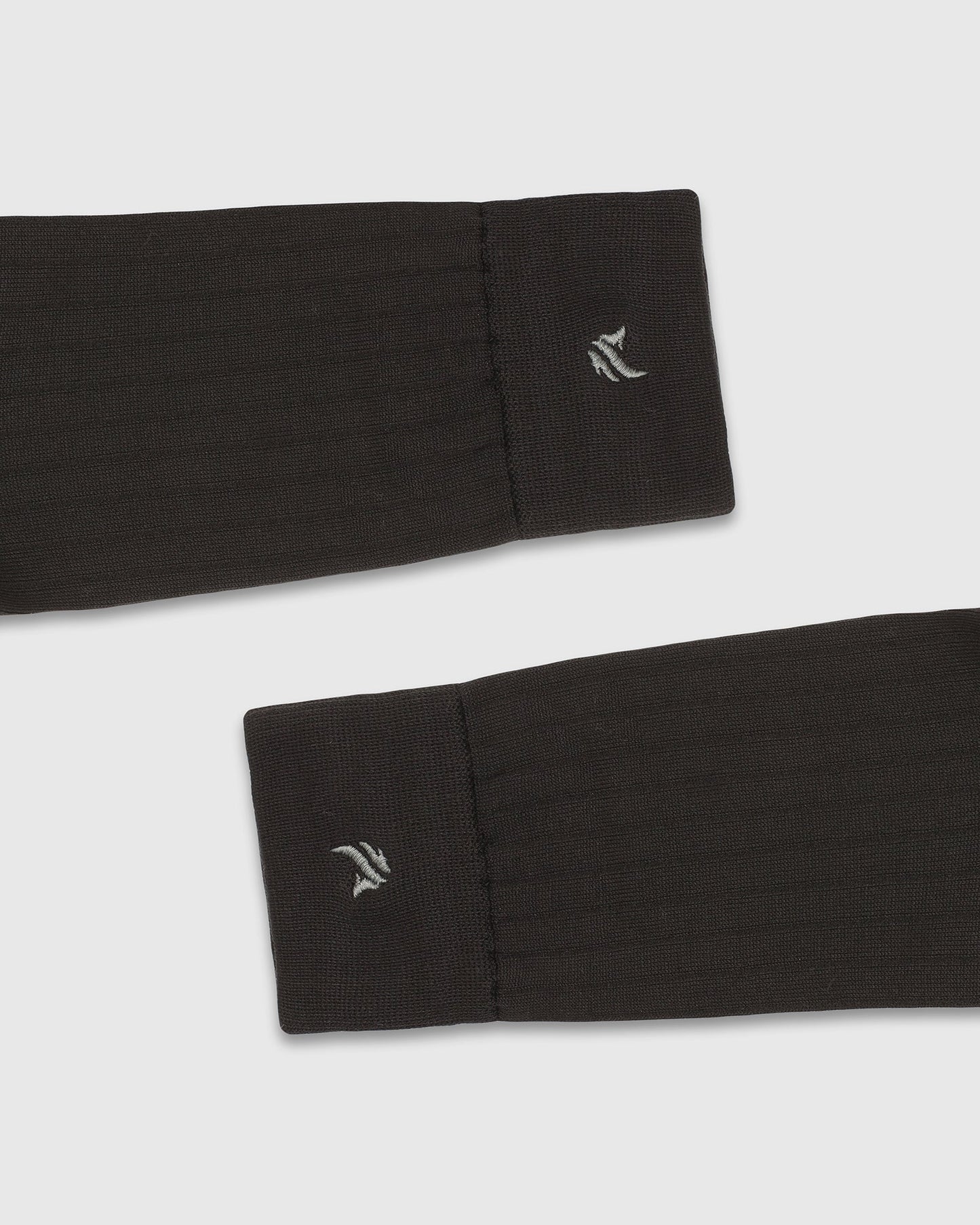 Cotton Black Knitted Socks - Vanek