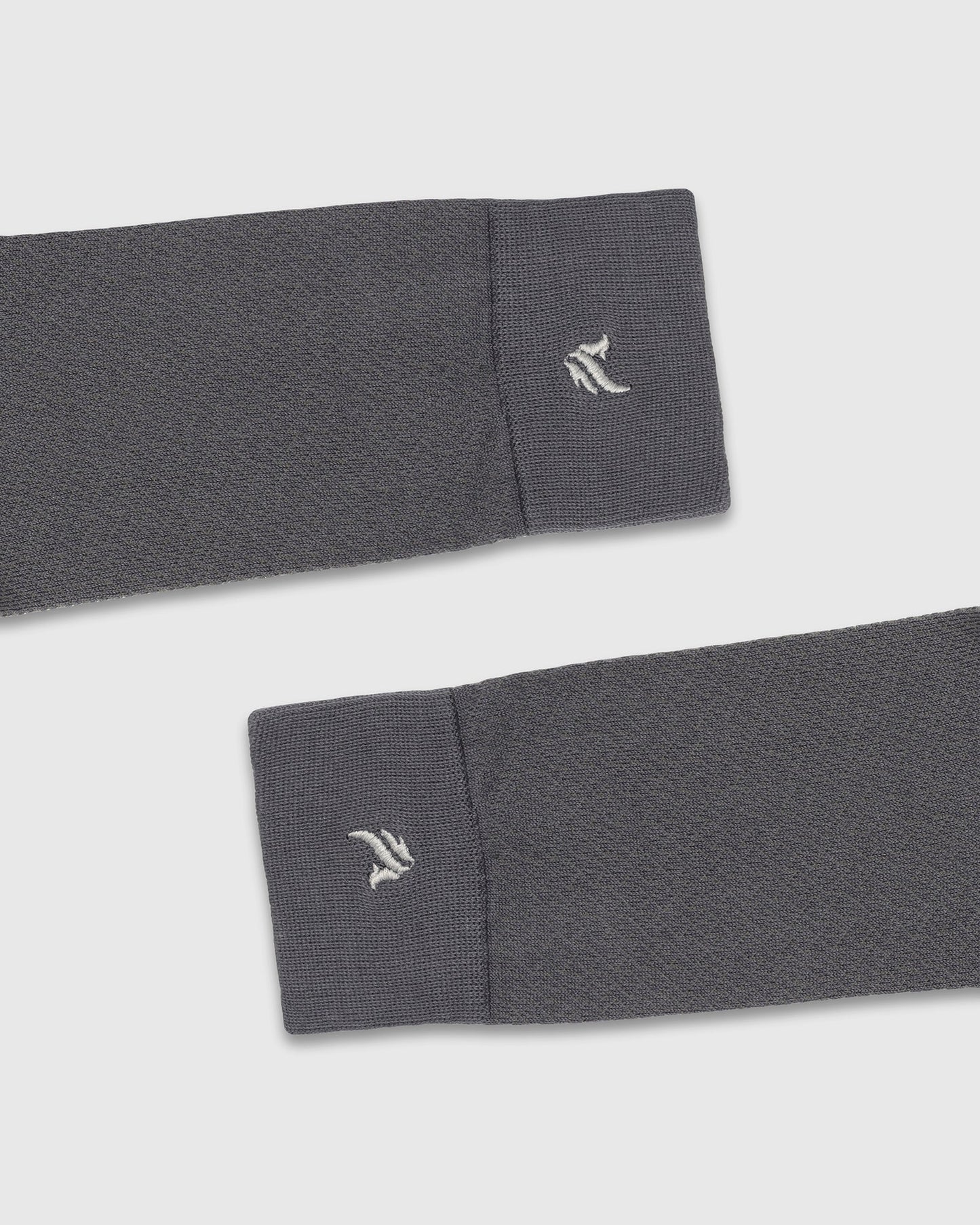 Cotton Charcoal Knitted Socks - Varil