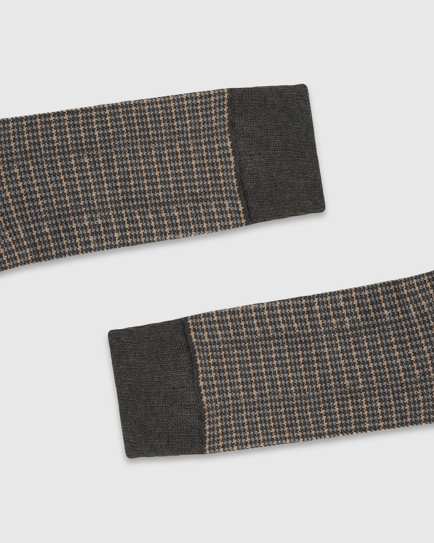 Cotton Dark Grey Knitted Socks - Tauro