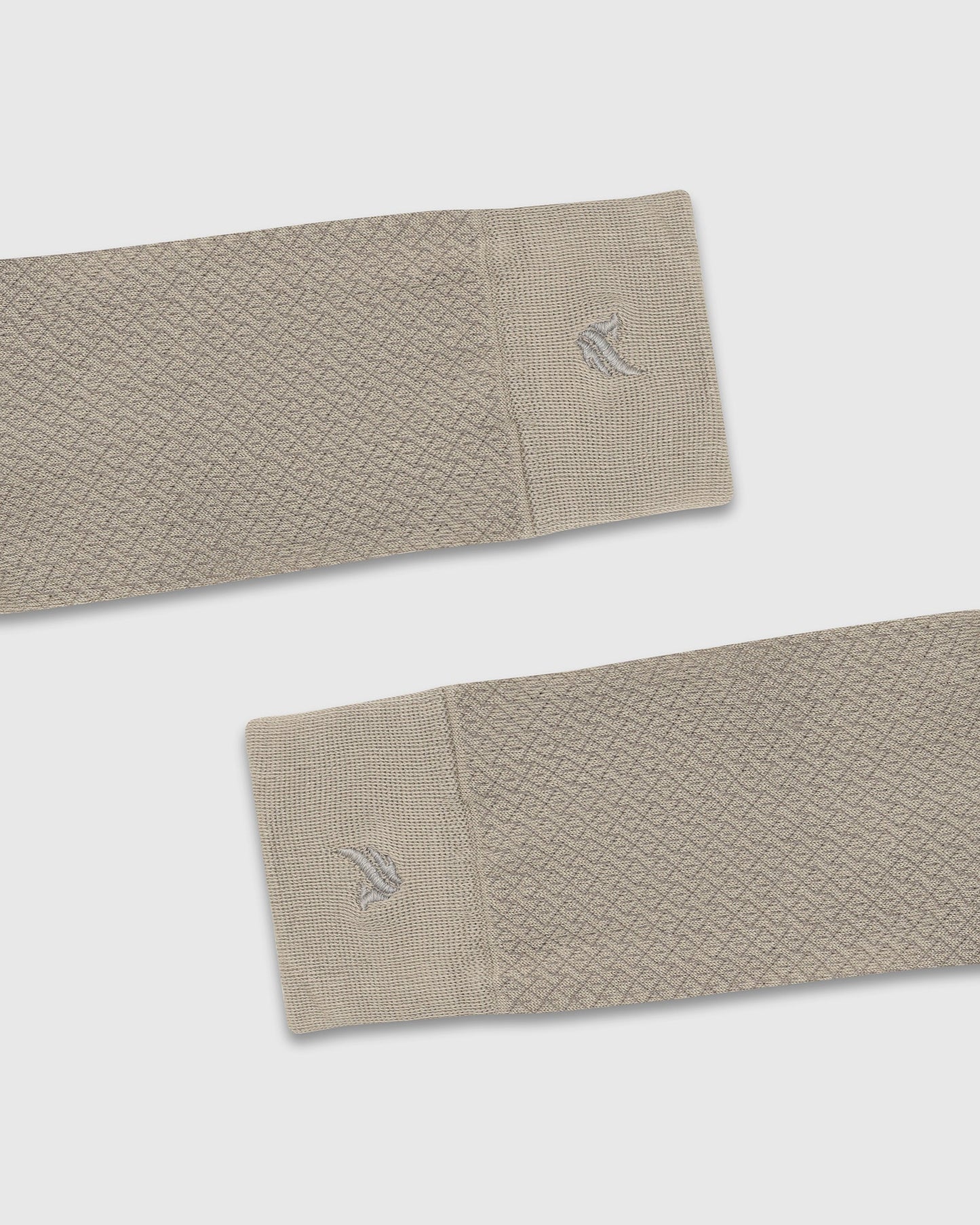 Cotton Grey Knitted Socks - Varil
