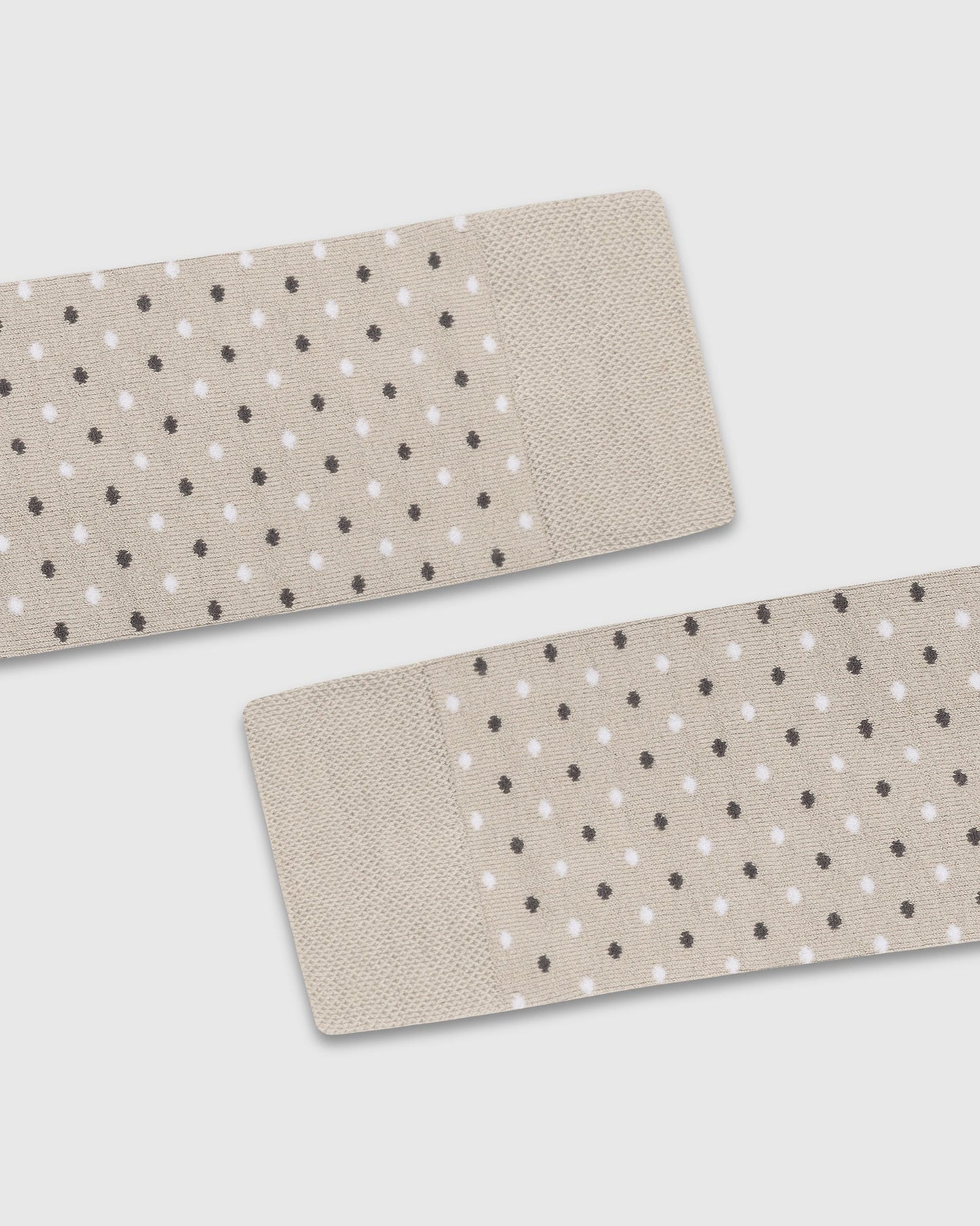 Cotton Grey Knitted Socks - Vika