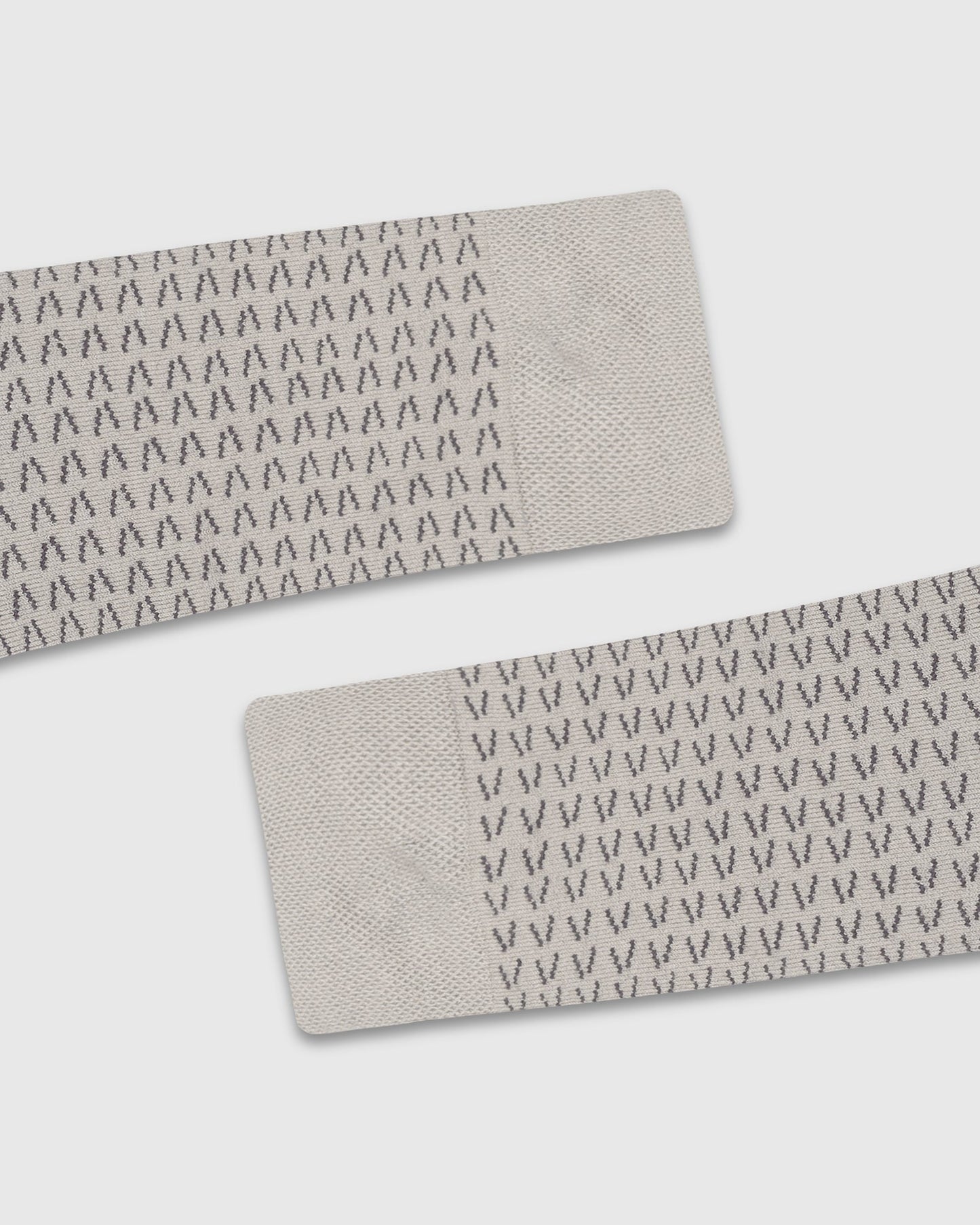 Cotton Grey Knitted Socks - Vaca