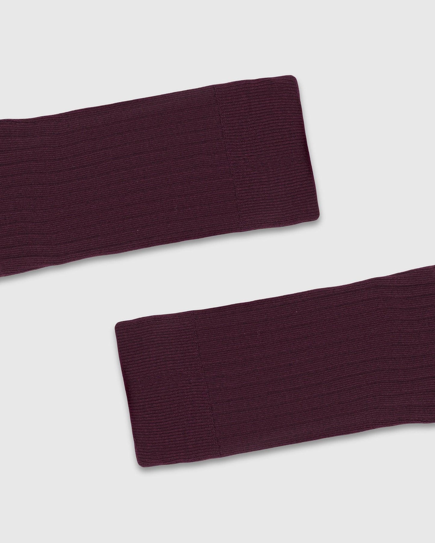 Cotton Maroon Knitted Socks - Thai