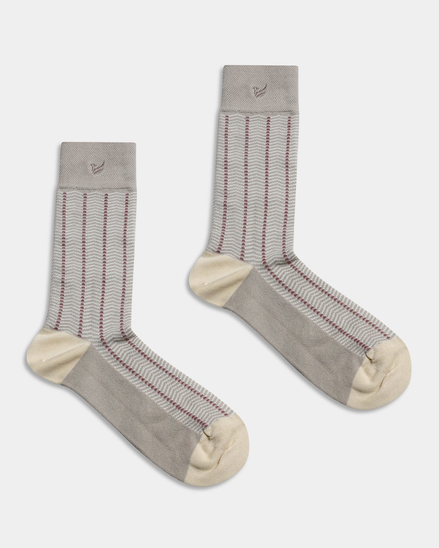 Cotton Multi Color Knitted Socks - Ash