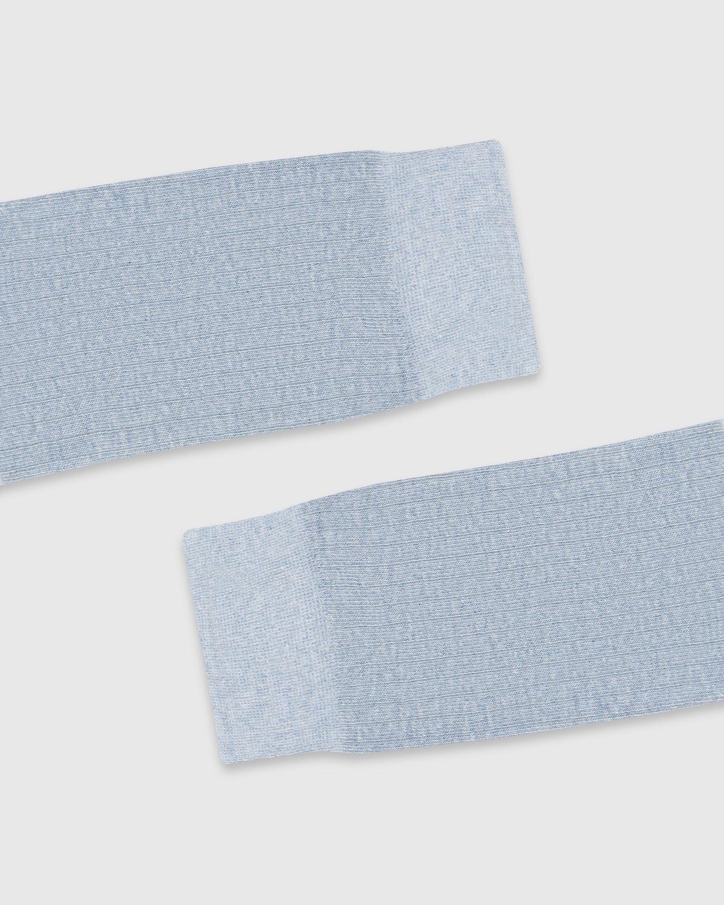 Cotton Shadow Blue Knitted Socks - Turkey