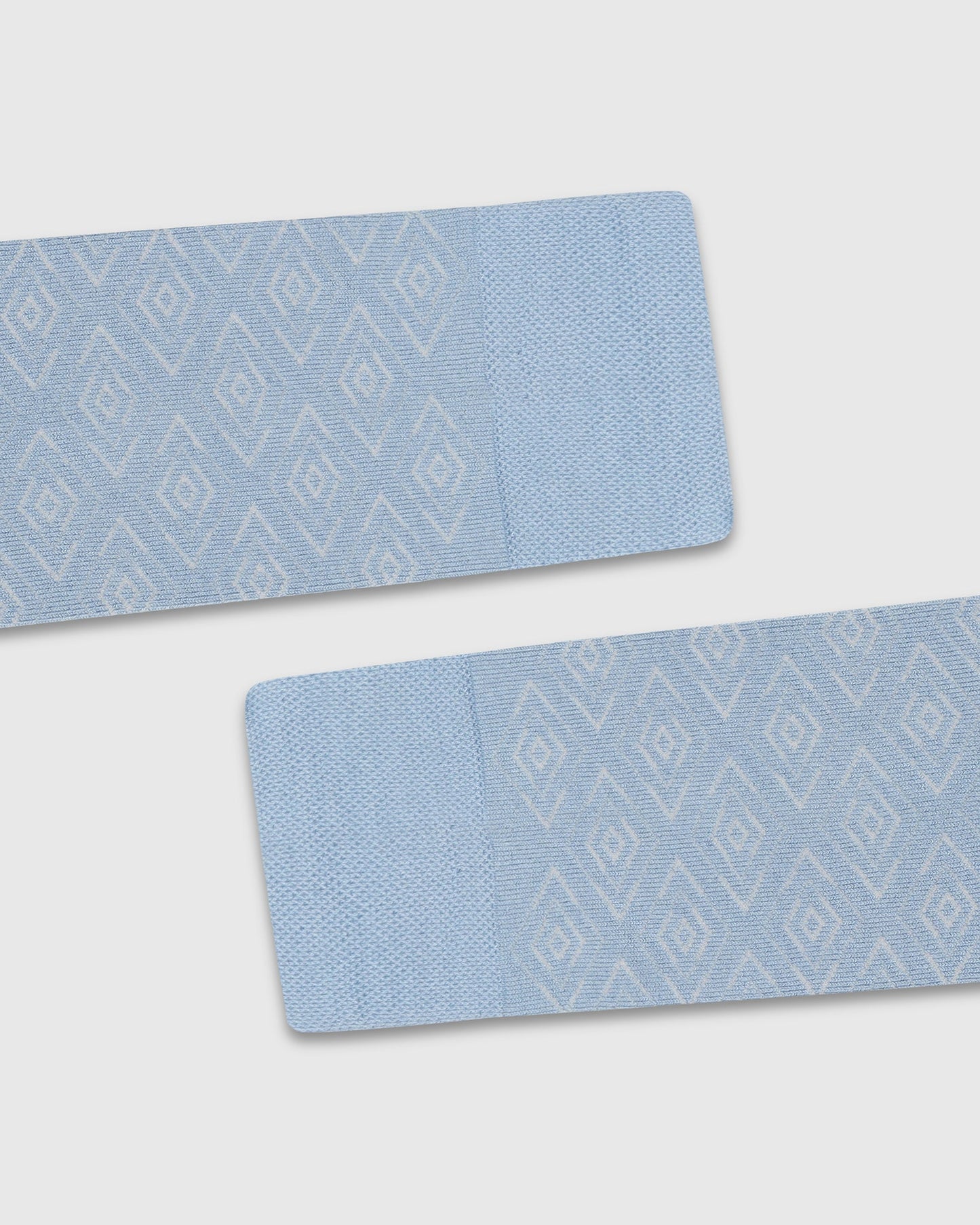 Cotton Sky Blue Knitted Socks - Valta