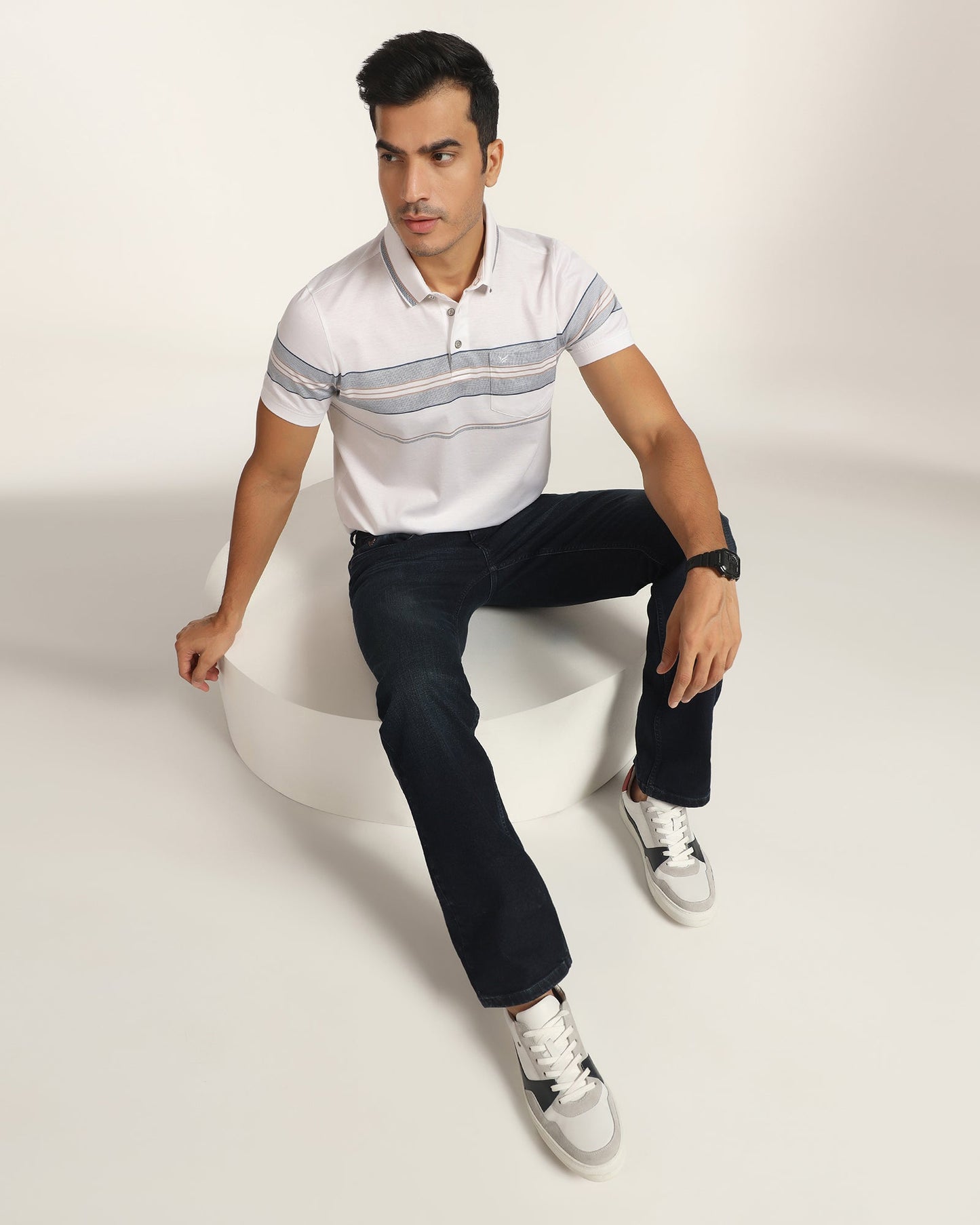Super Clean Straight Comfort Duke Fit Indigo Jeans - Einar