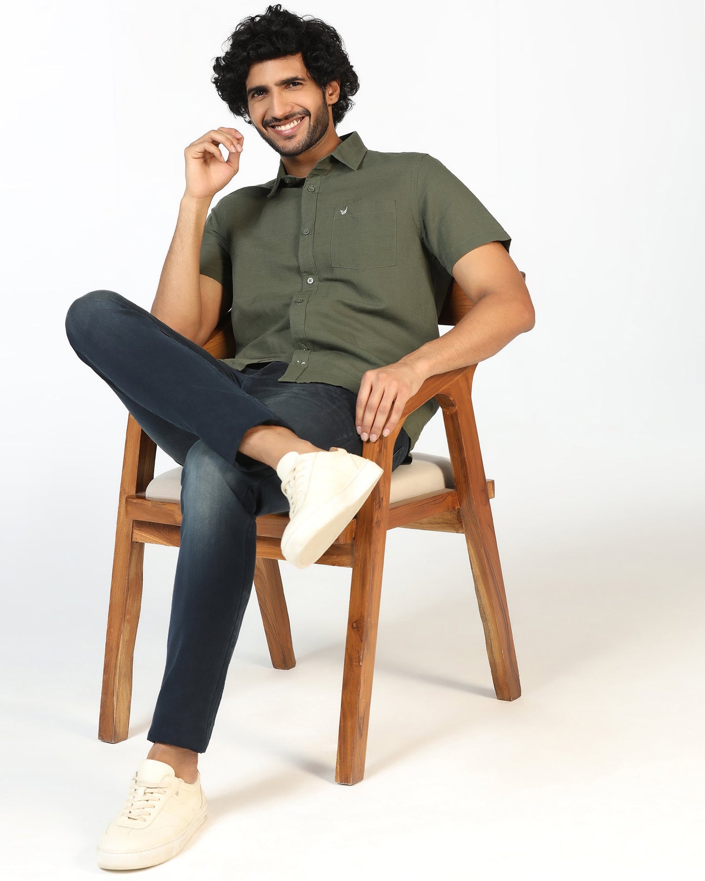 Indigo Ultrasoft Slim Fit Jeans - Steve