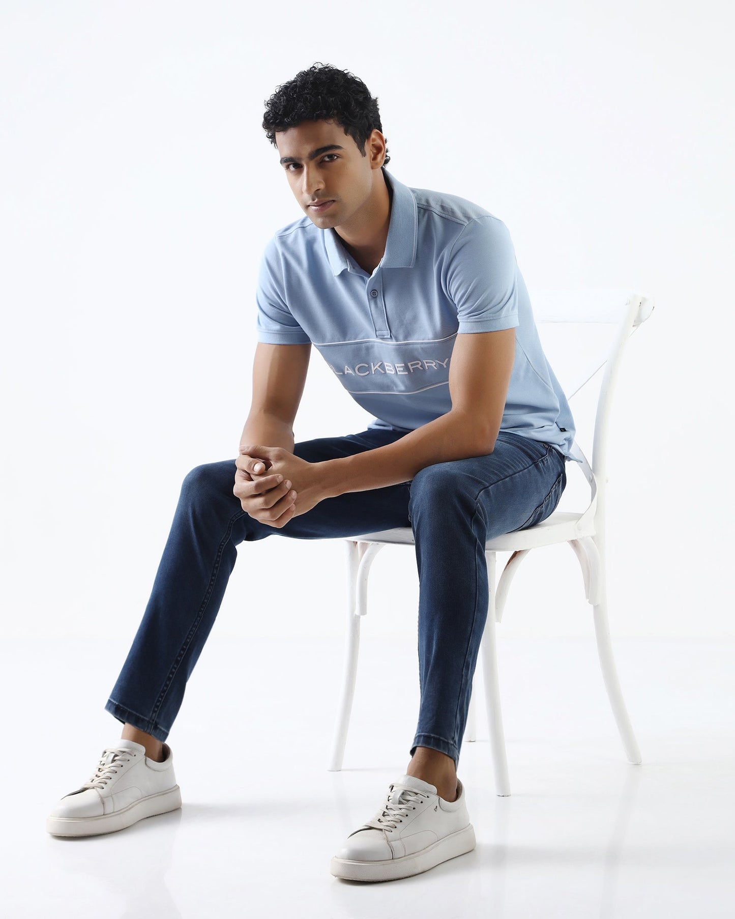 Indigo Superflex Skinny Cropped Jeans - Antoine