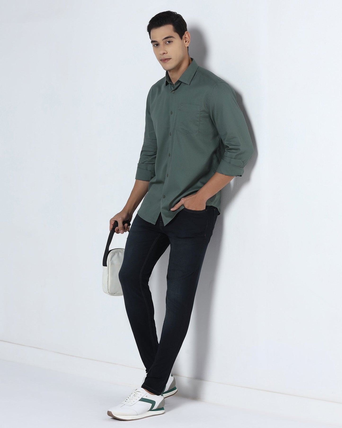 Indigo Ultrasoft Skinny Cropped Jeans - Clay