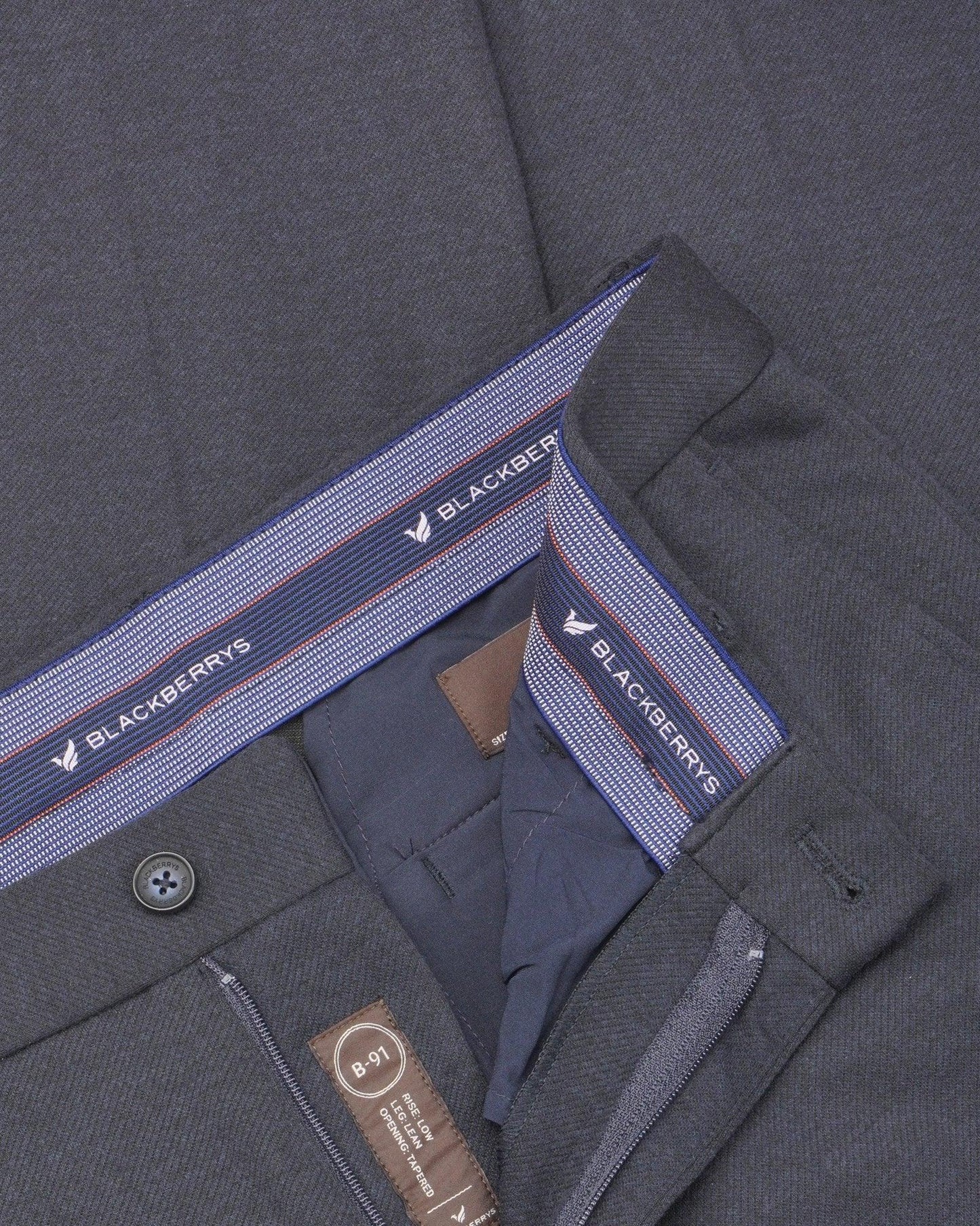 Kandal Formal Knitted Trouser In Navy (B91 Fit) - blackberrys-clothing