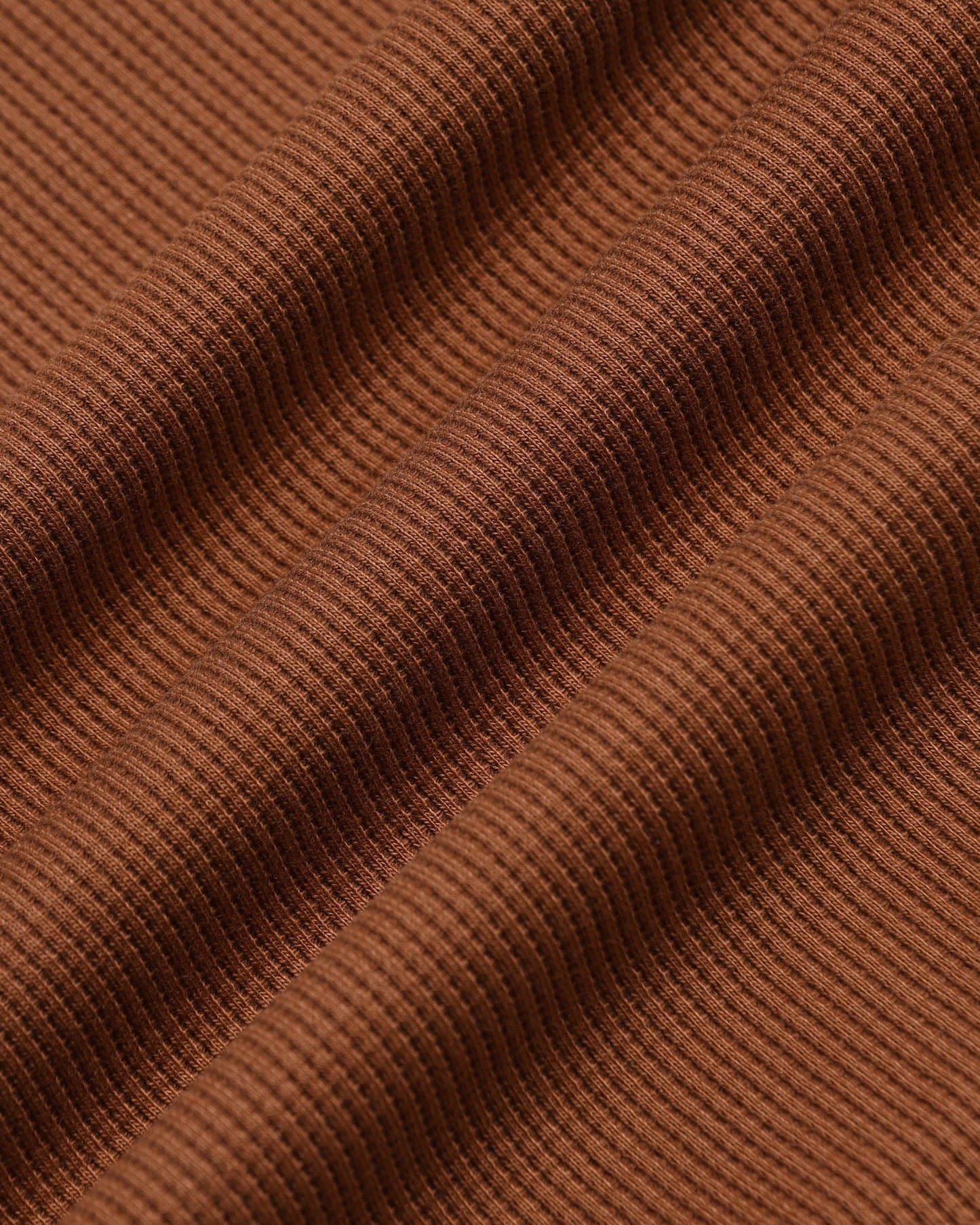 Mid Brown Crew Neck Textured T-Shirt - Lord