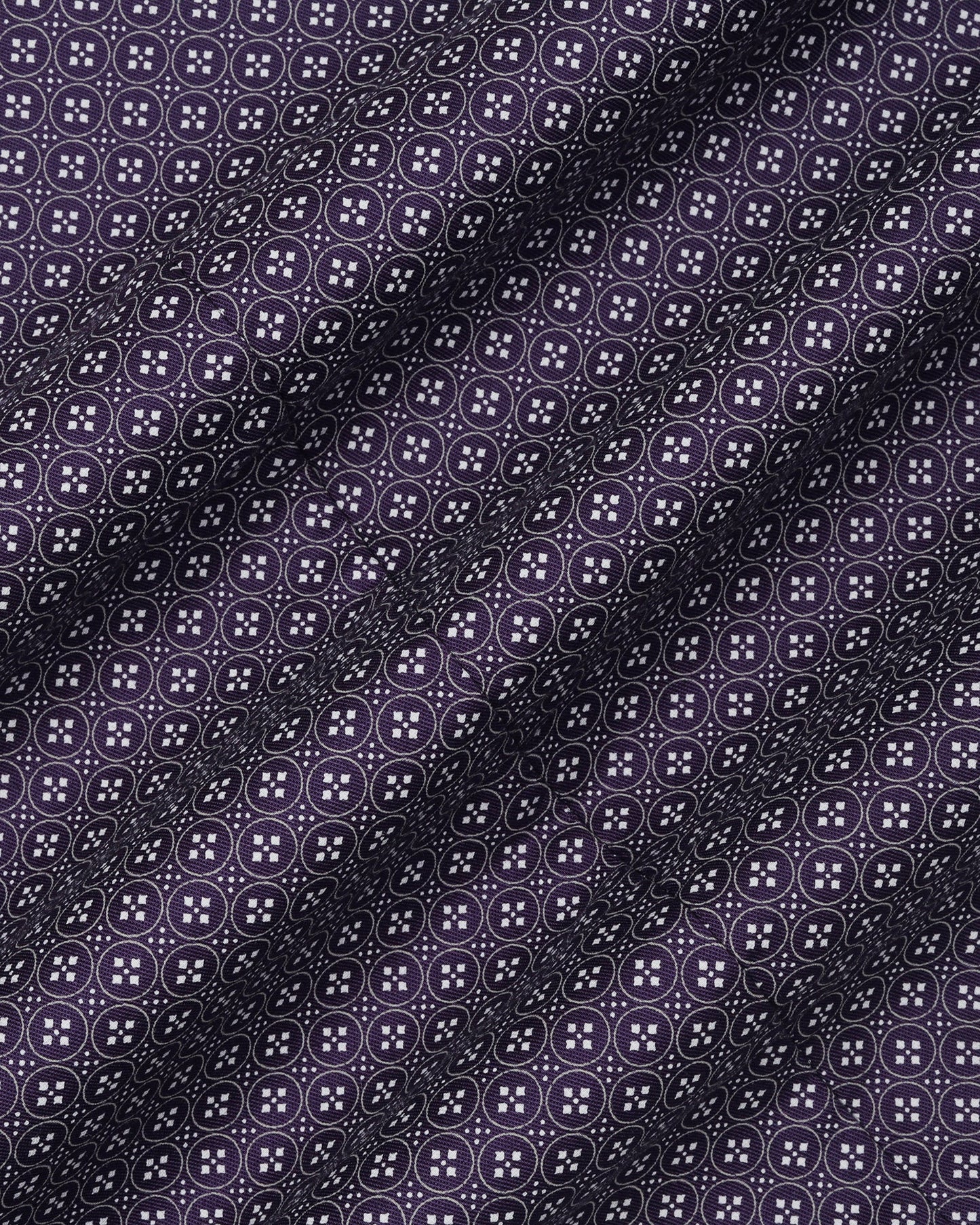 Purple Printed Shirt - Andrew