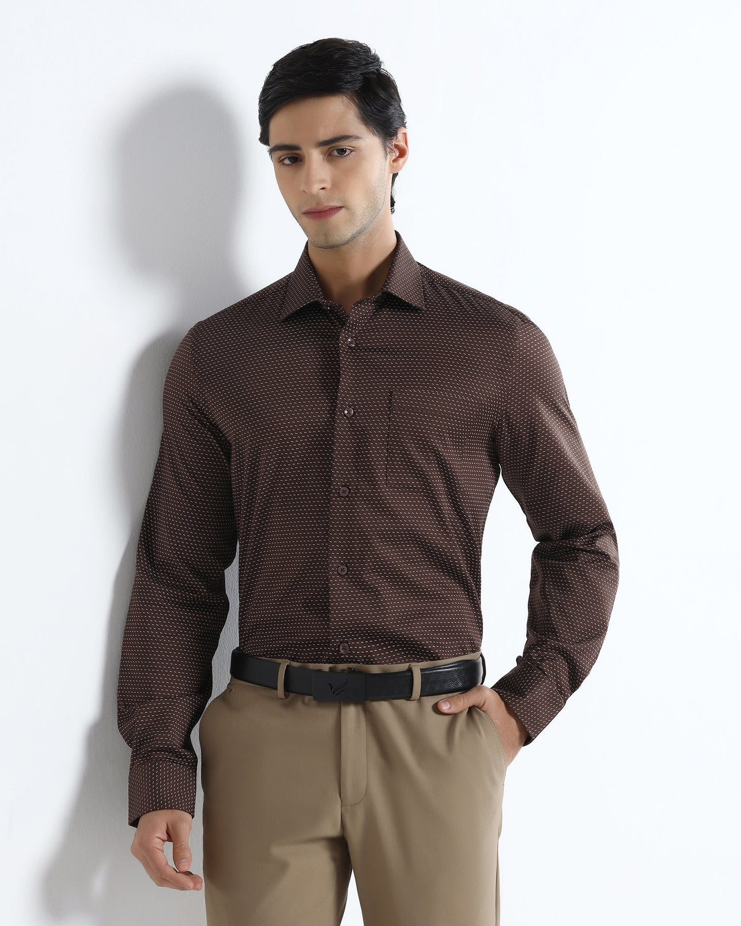 Rust Printed Shirt - Rapid