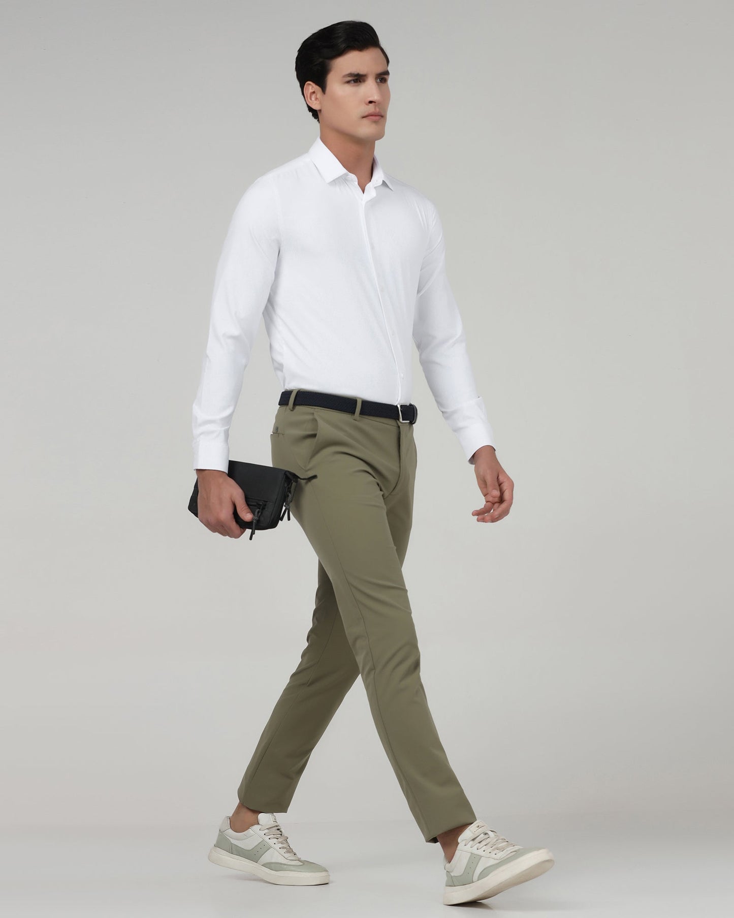 White TechPro Solid Shirt - Shephard