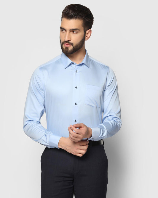Solid Formal Shirt in Blue (Sailor) - Blackberrys