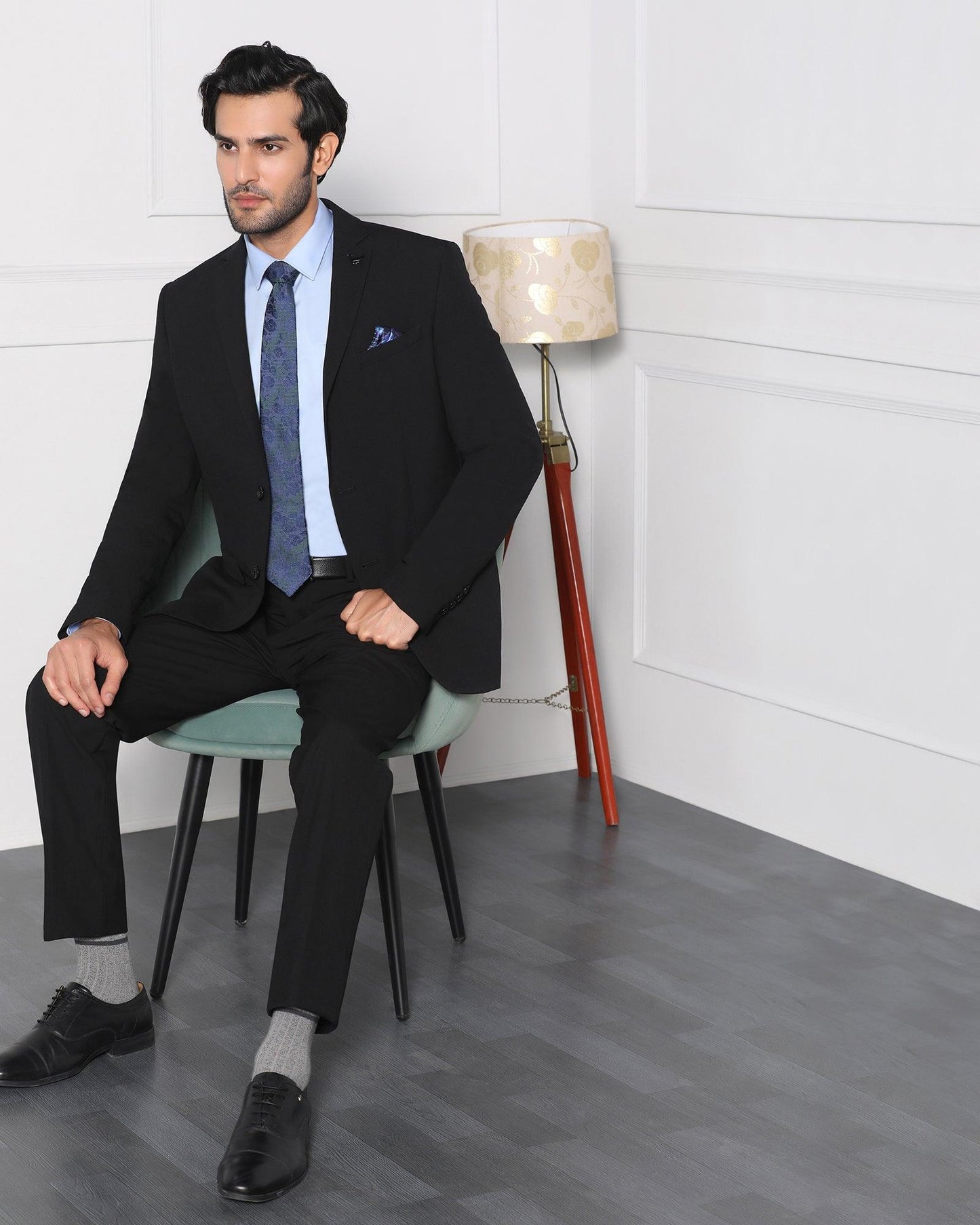 2 Pcs Suit In Black (Jerret) - blackberrys-clothing
