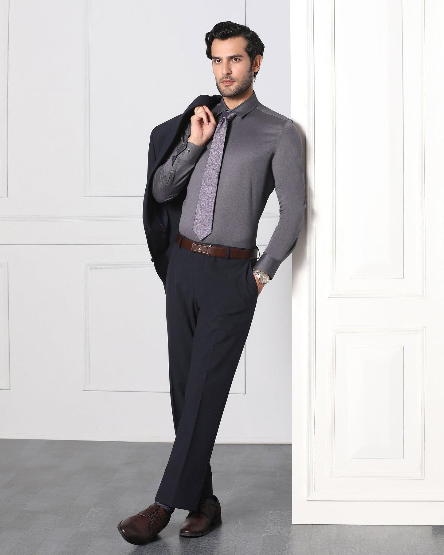 2 Pcs Suit In Blue (Jerret) - blackberrys-clothing