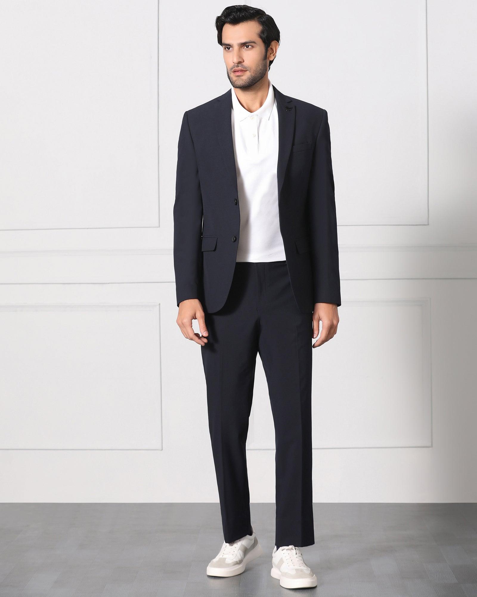 2 Pcs Suit In Blue (Jerret) - blackberrys-clothing