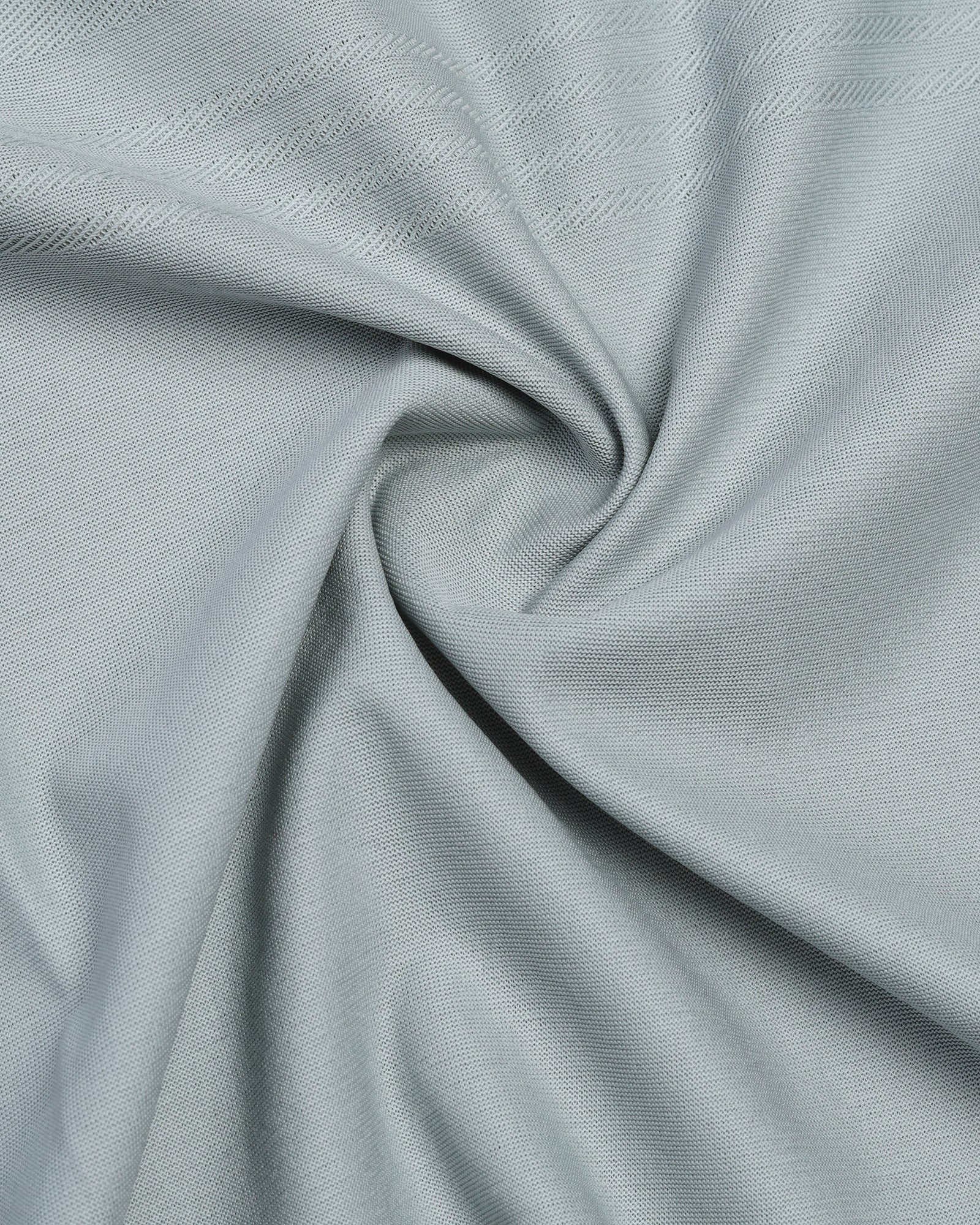 Ash Grey Textured Polo - Peek