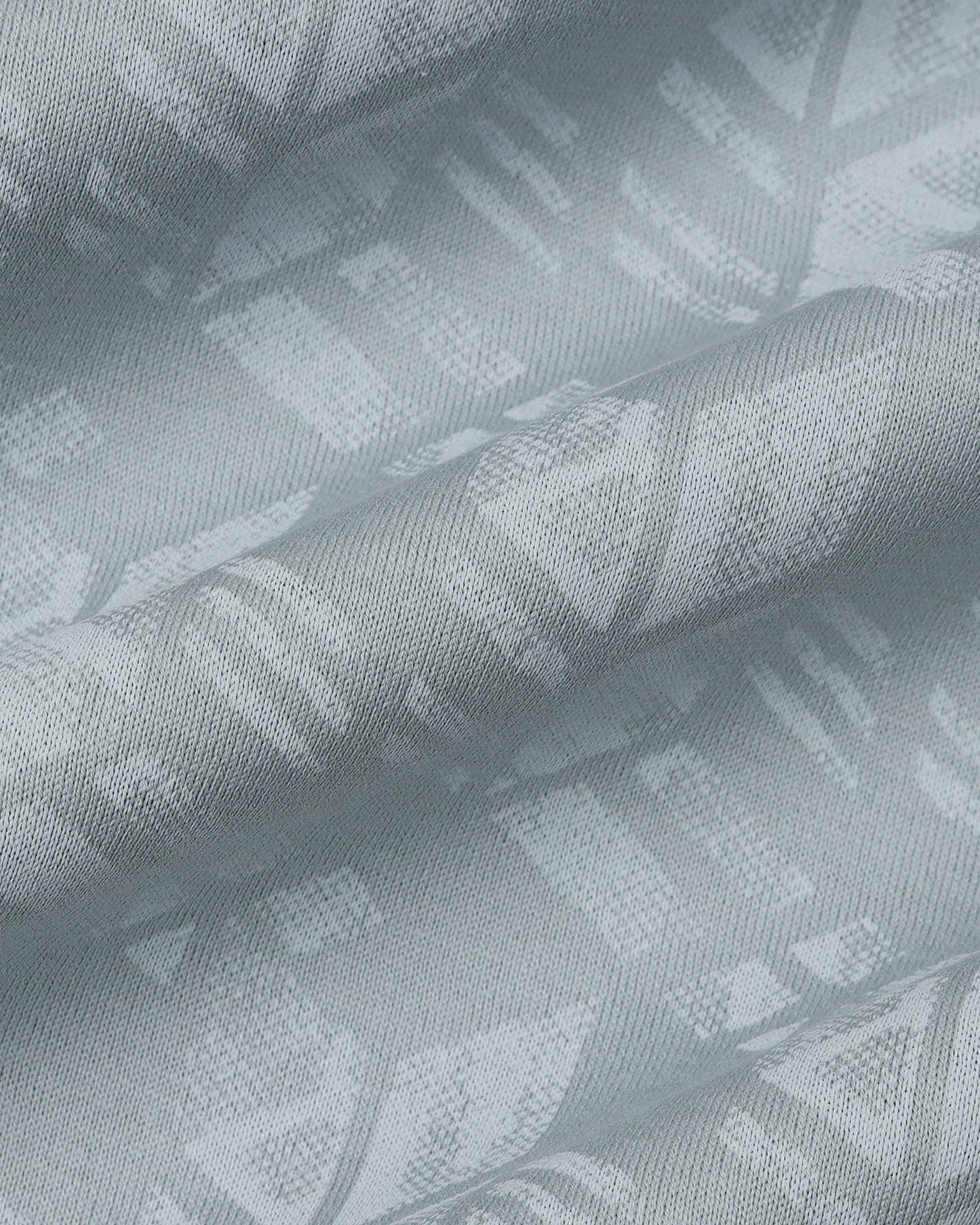 Ash Grey Printed Polo - Live