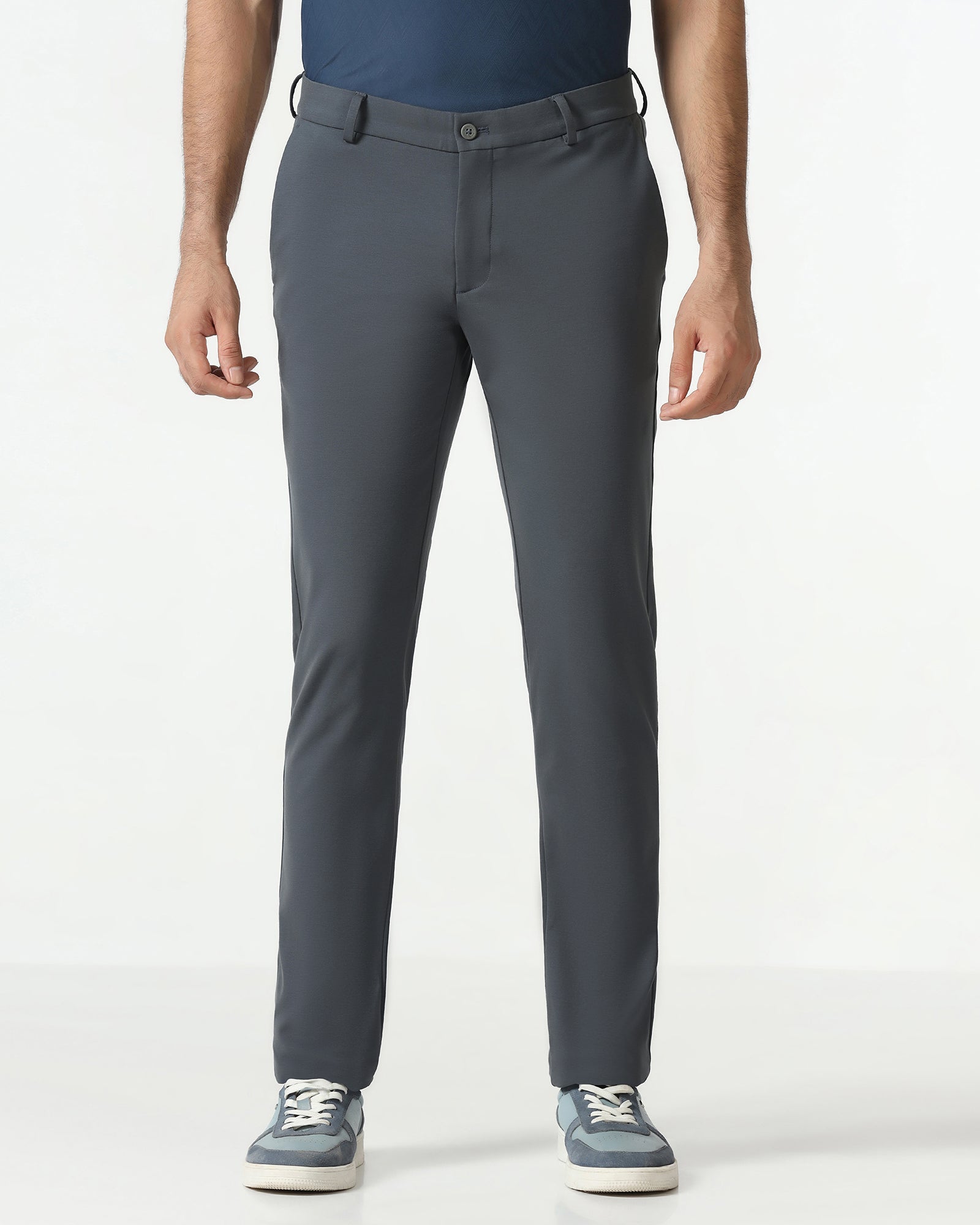 Ash Grey Techpro Solid Khakis - Ziea