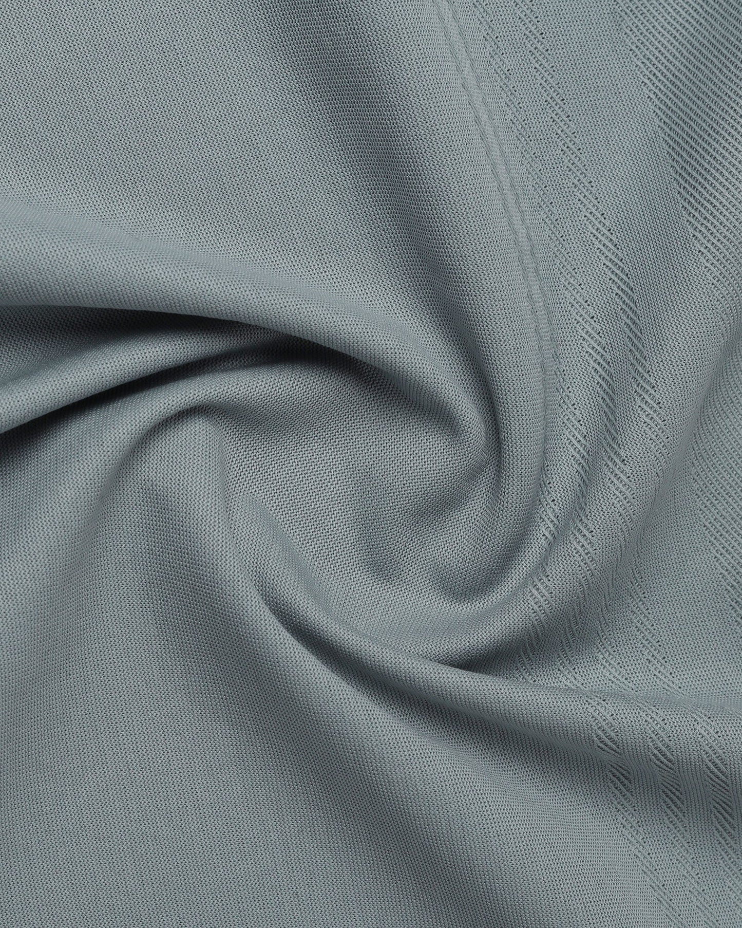 Ash Grey Textured Polo - Peek
