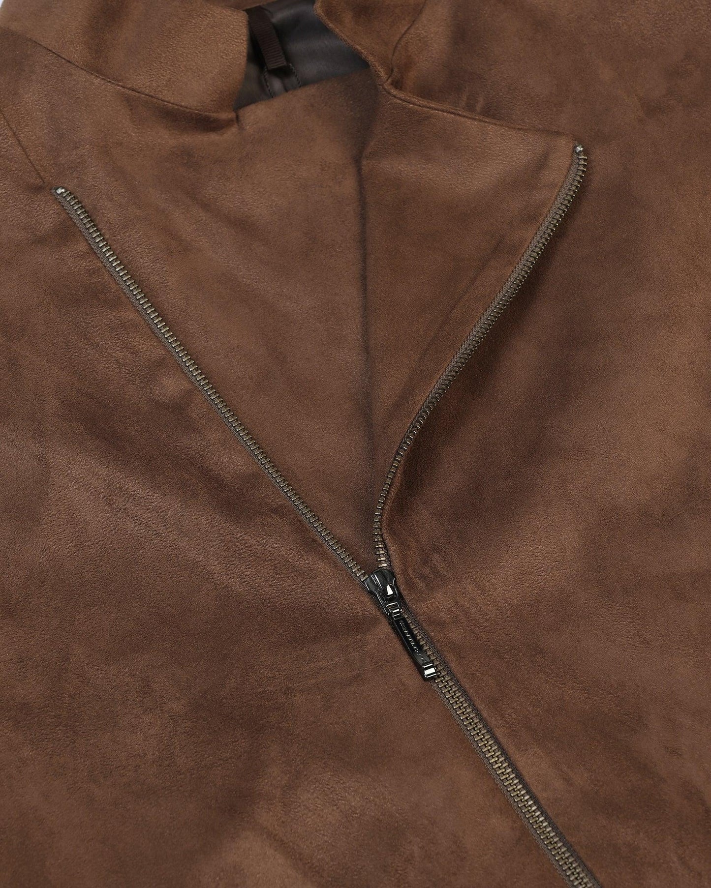 Bandhgala Formal Tobacco Brown Solid Waistcoat - Panther