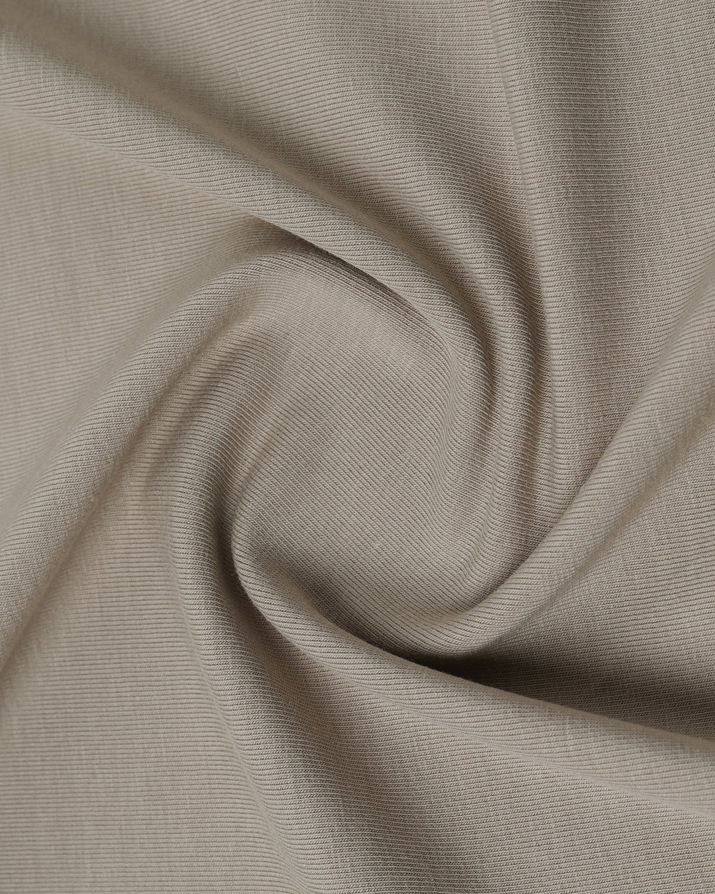 Beige Crew Neck Solid T-Shirt - Rising