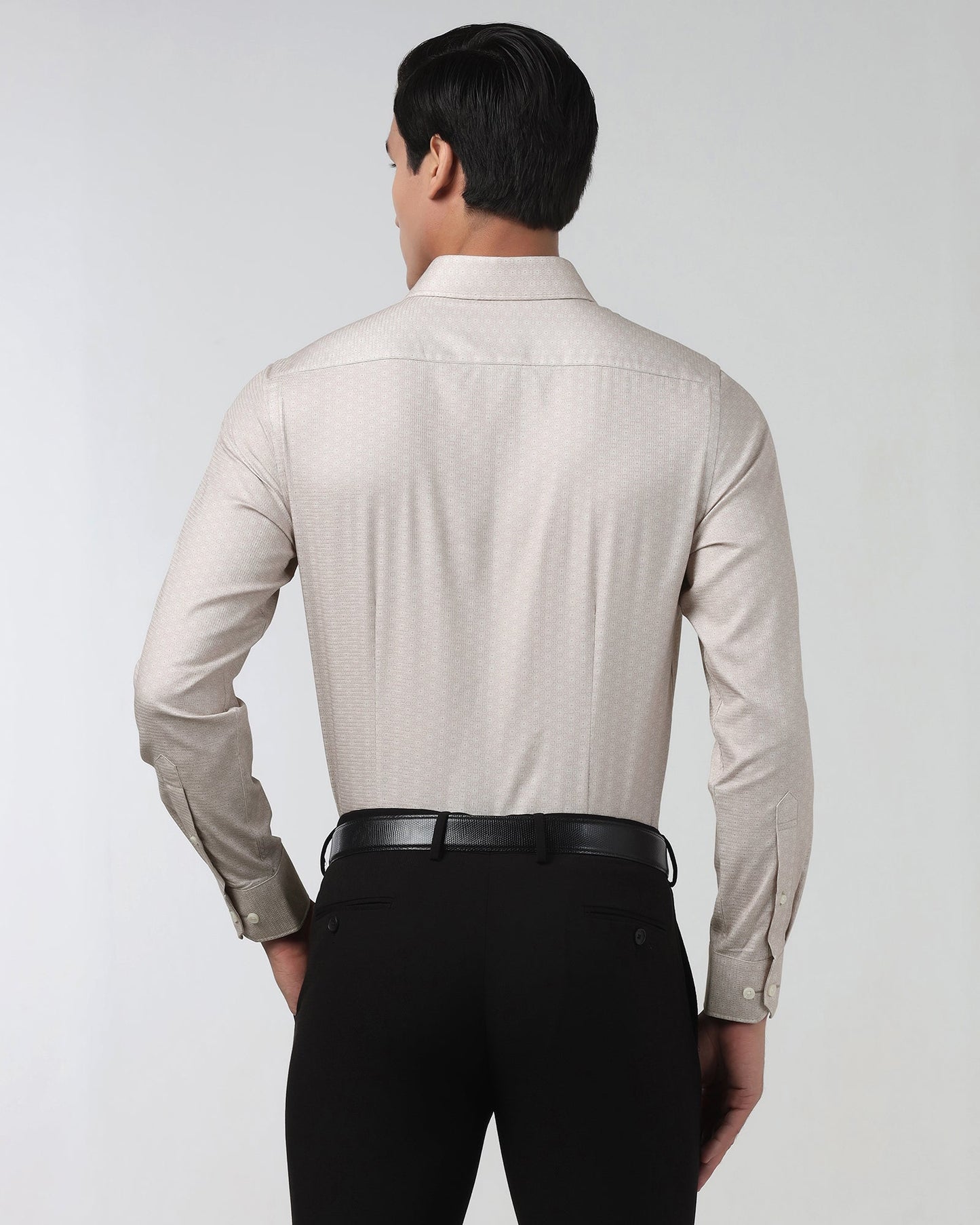 Beige Printed Shirt - Anise