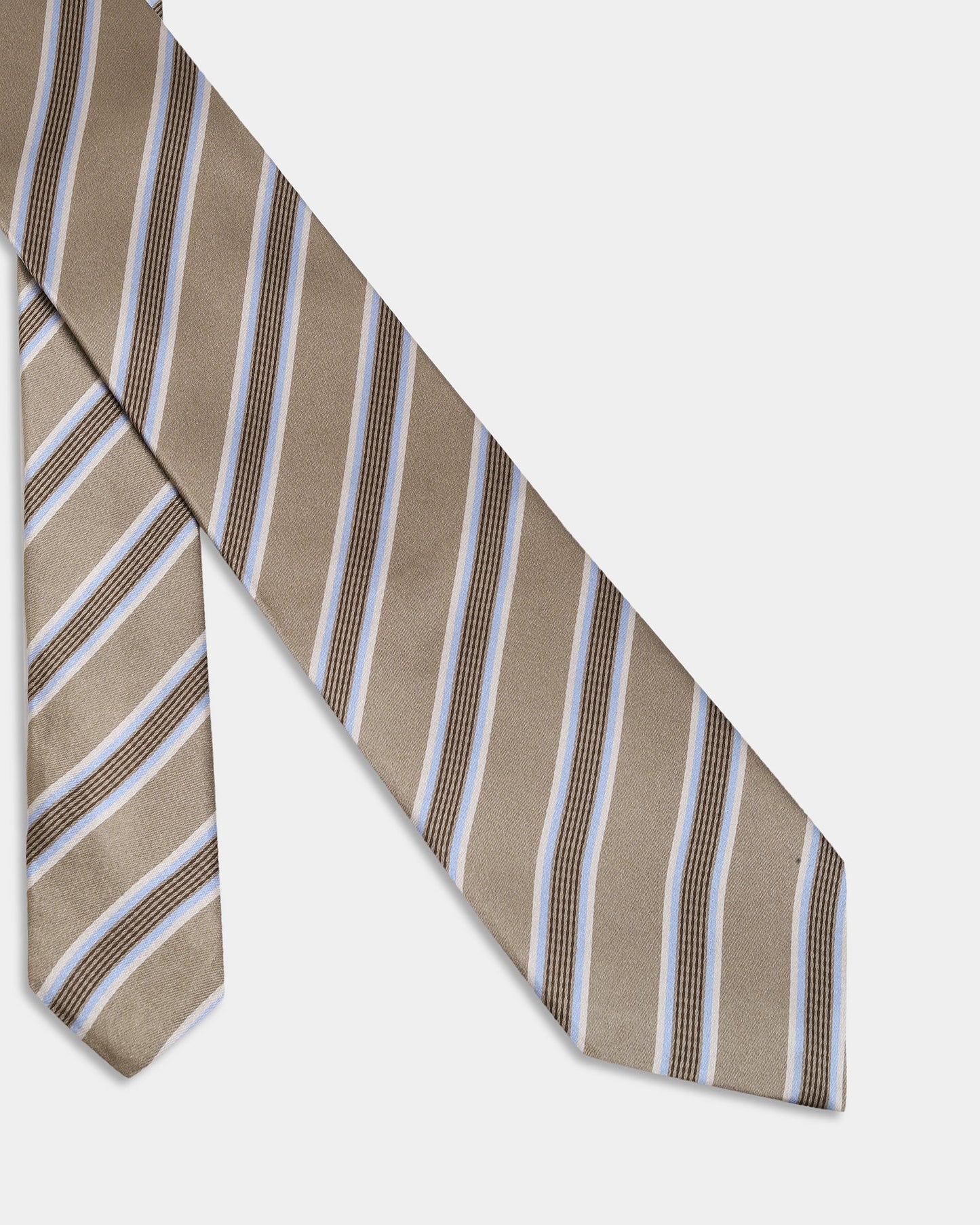 Beige Silk Jacquard Tie - Ardent