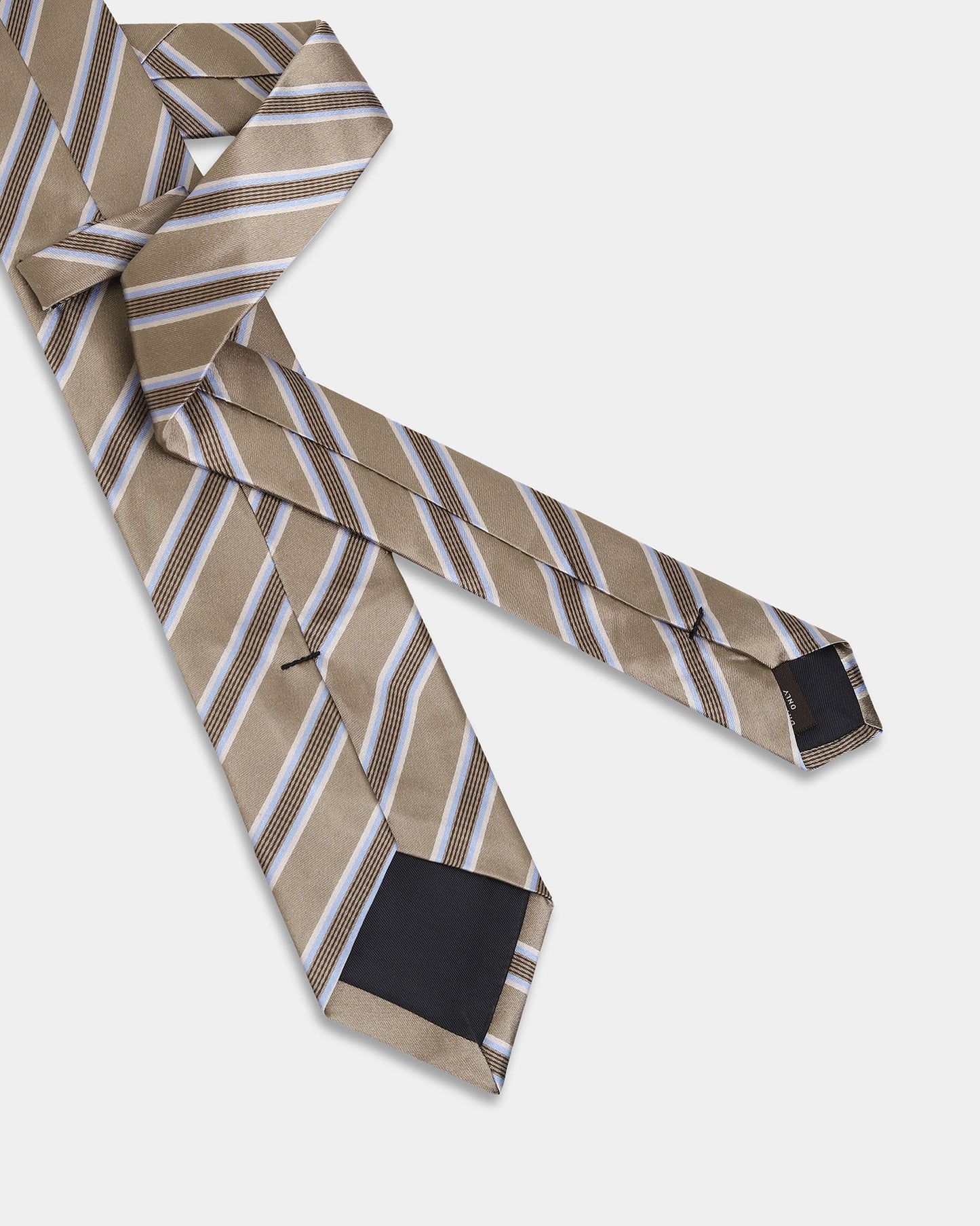 Beige Silk Jacquard Tie - Ardent