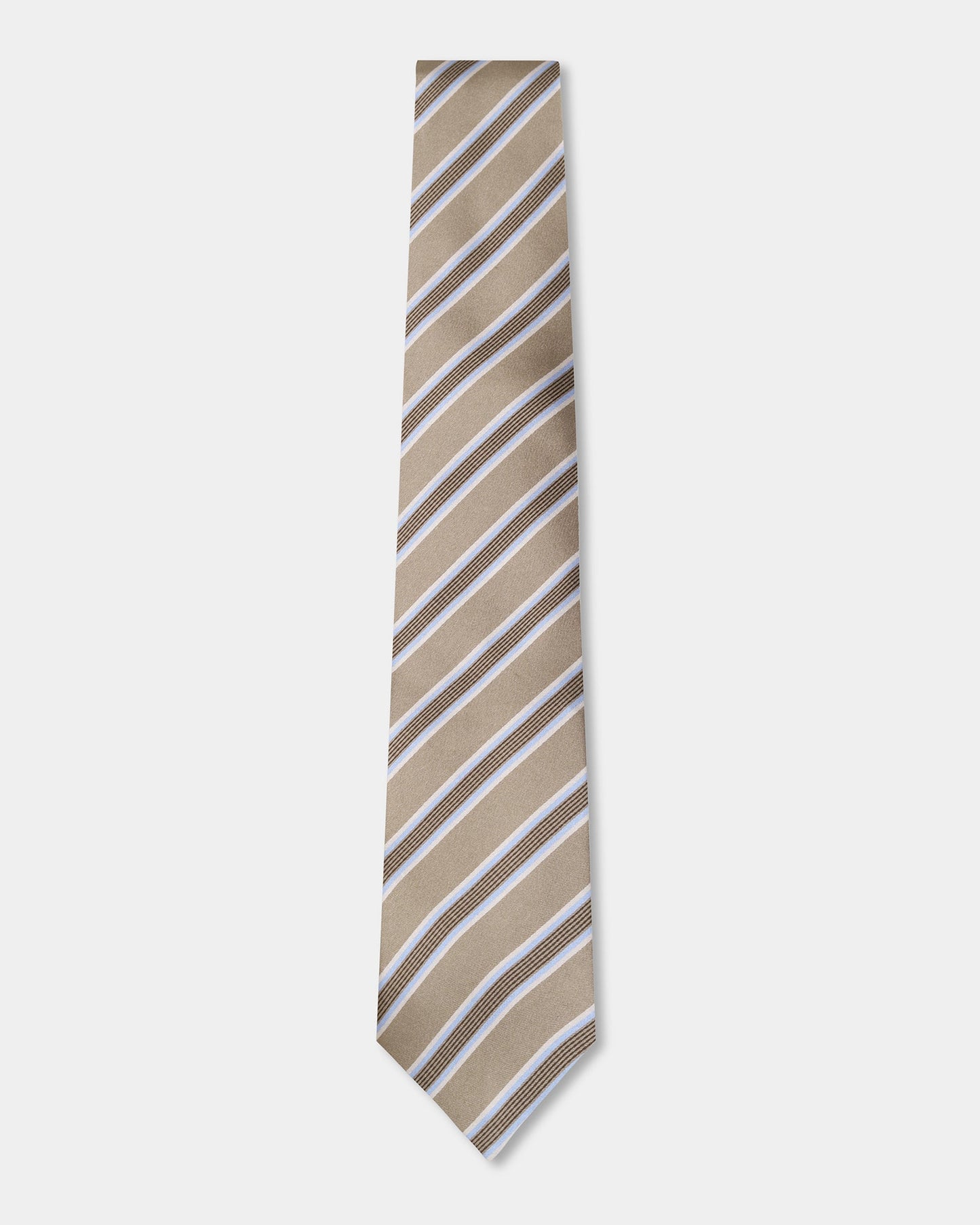 Beige Silk Jacquard Tie - Ardent
