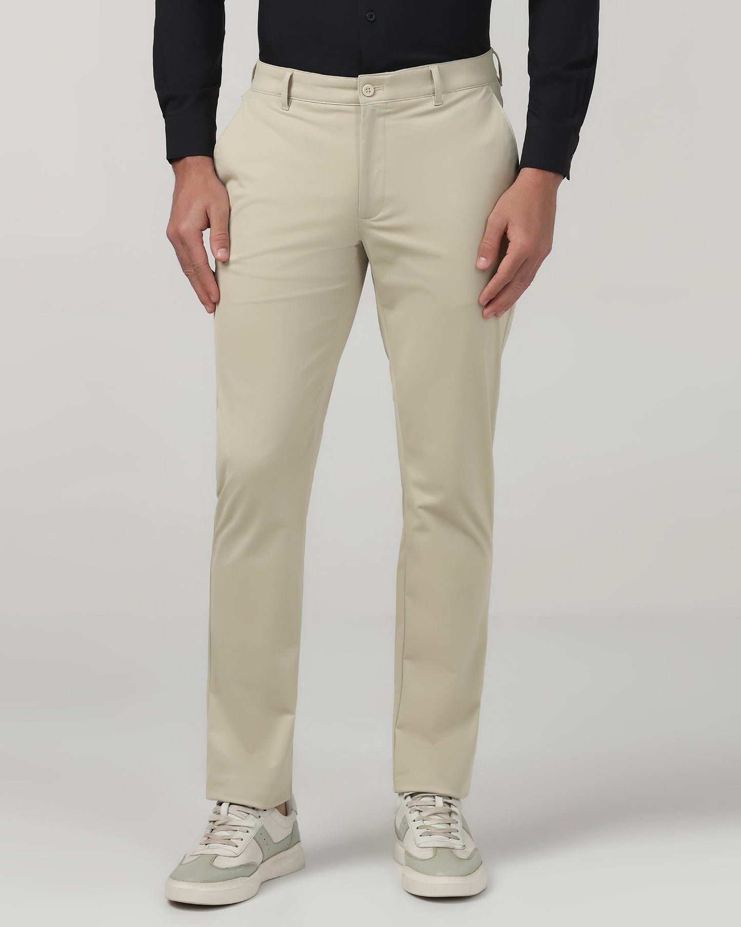 Beige TechPro Solid Khakis - Yukon