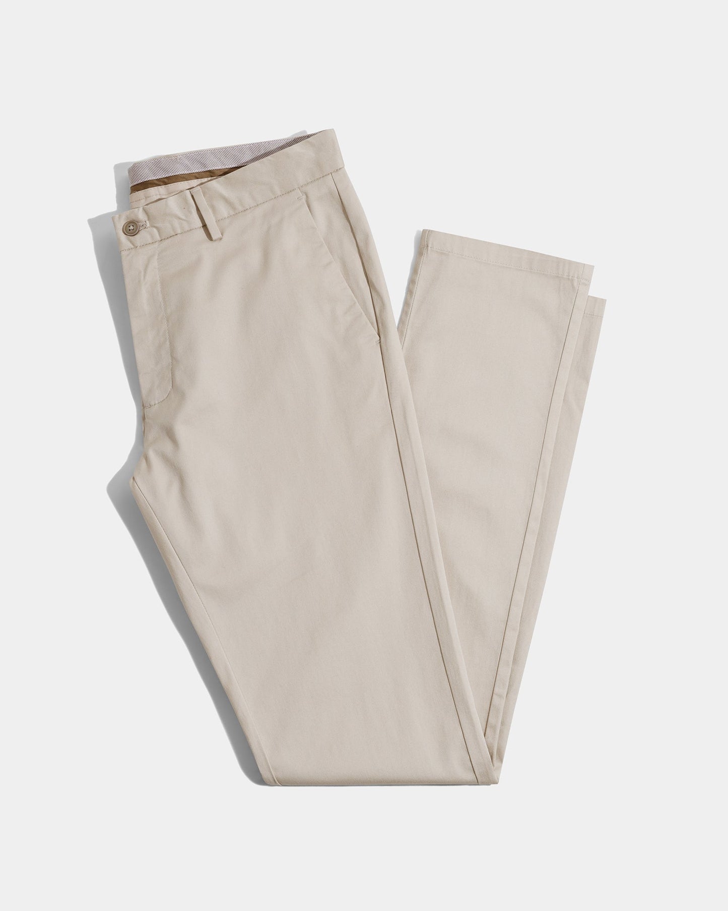 Beige Textured Khakis - Aspen