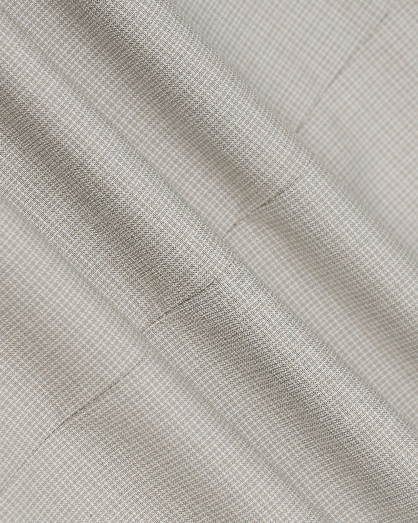 Beige Textured Trouser - Barrel
