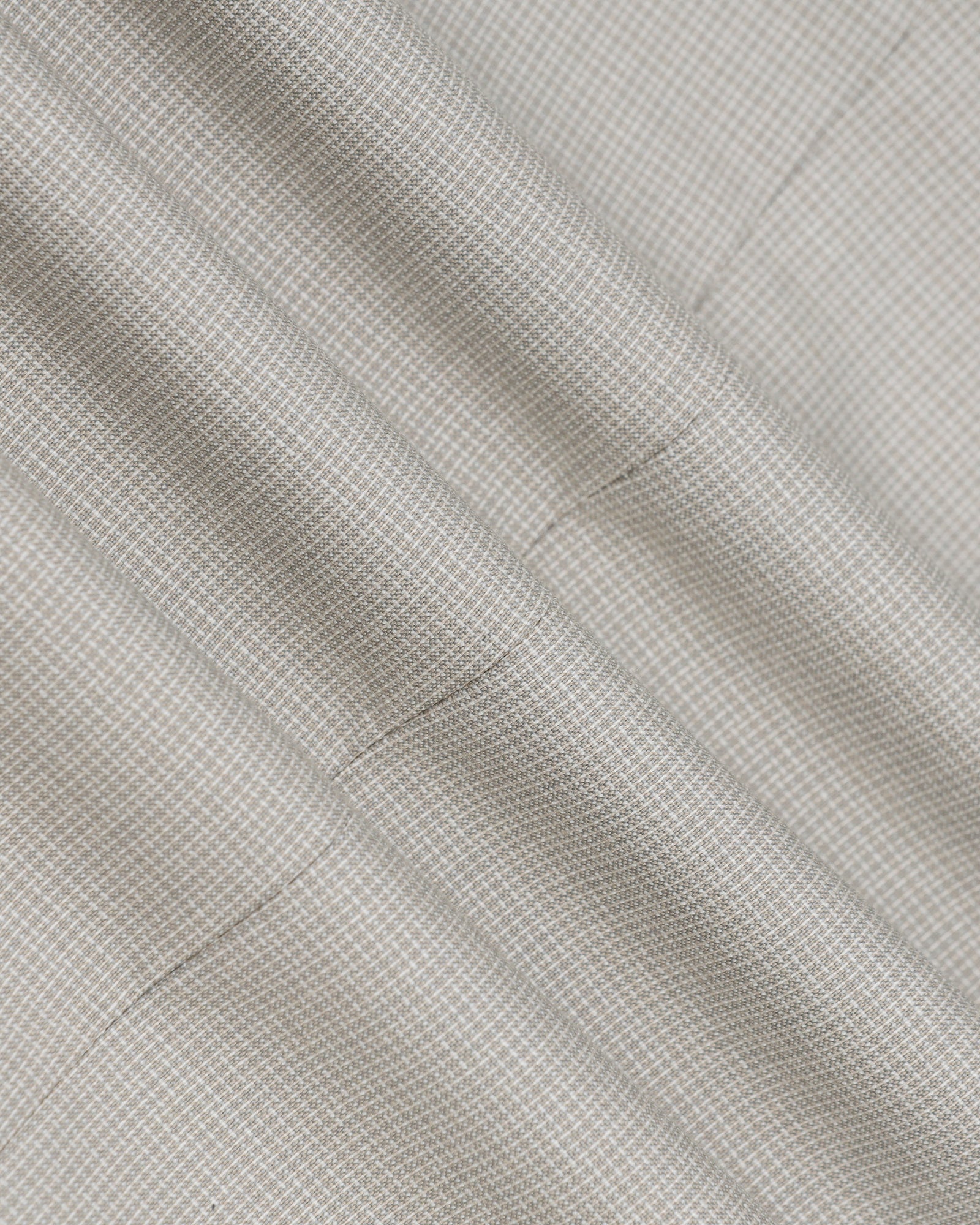 Beige Textured Trouser - Barrel