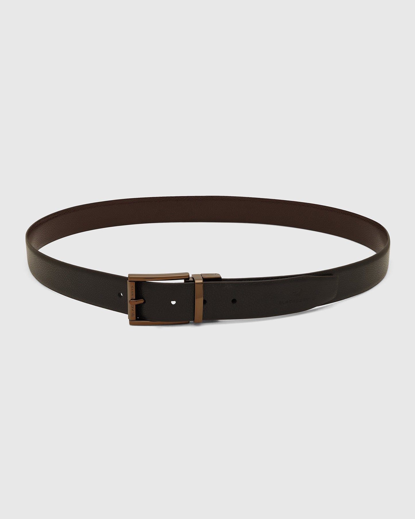 Leather Revesible Black & Brown Solid Belt - Warwick