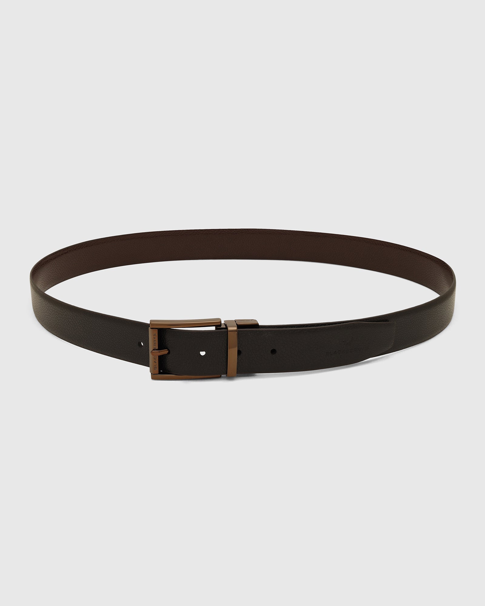 Leather Revesible Black & Brown Solid Belt - Warwick