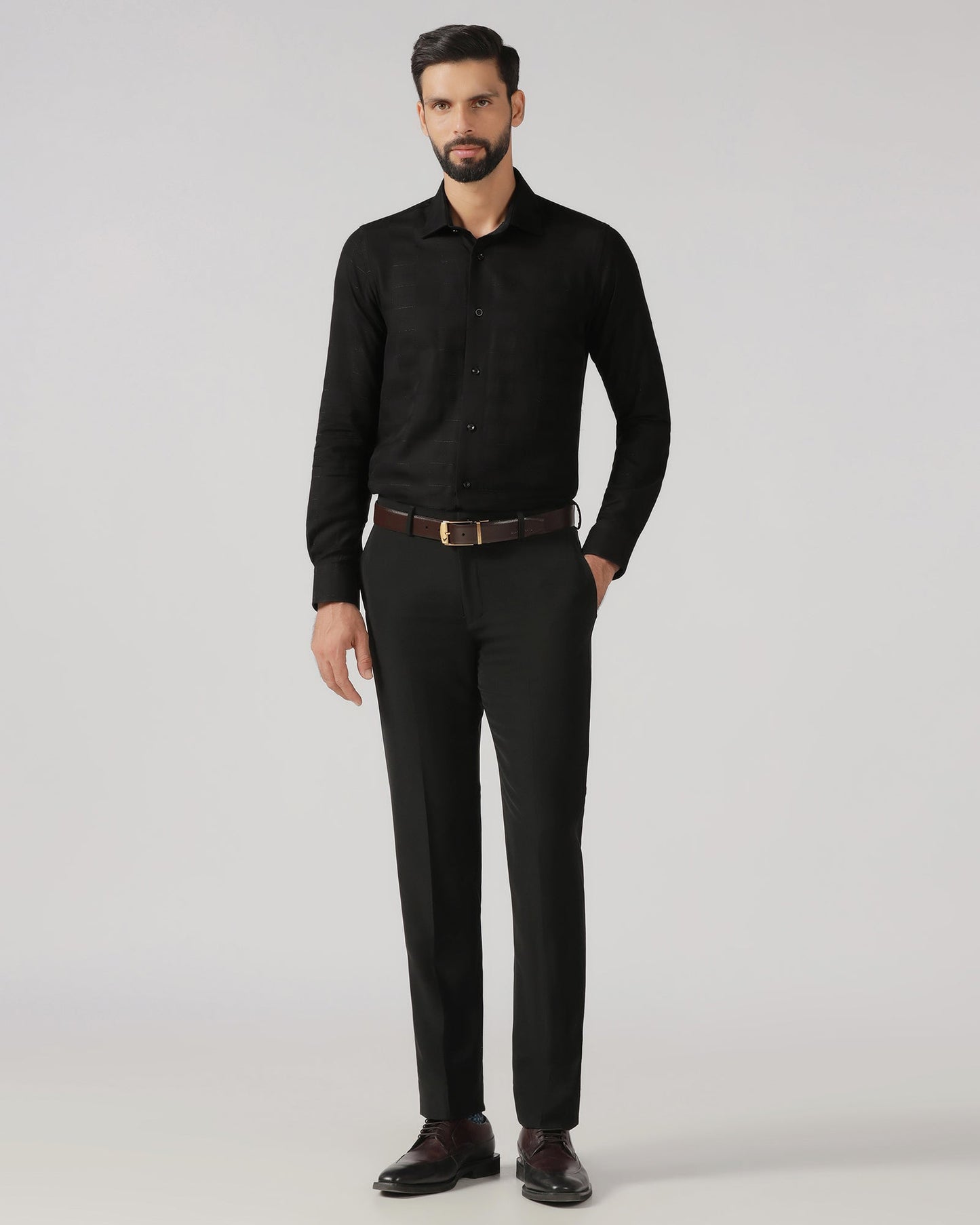 Black Check Shirt - Rainer