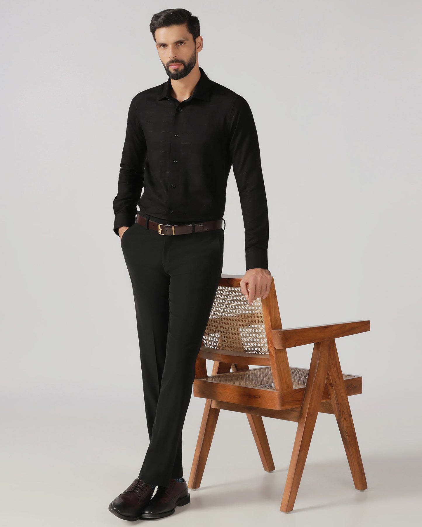 Black Check Shirt - Rainer