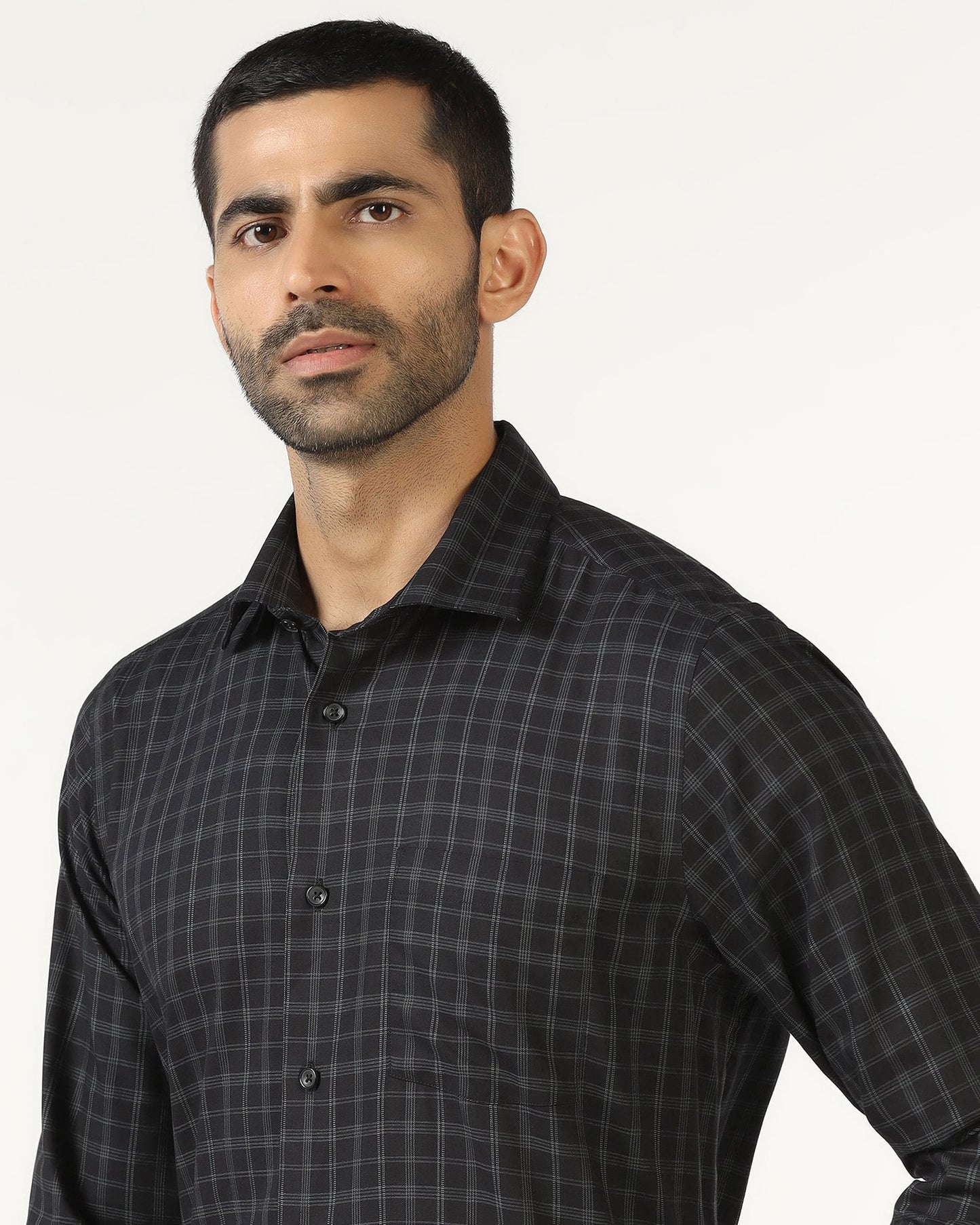 Black Check Shirt - Renew