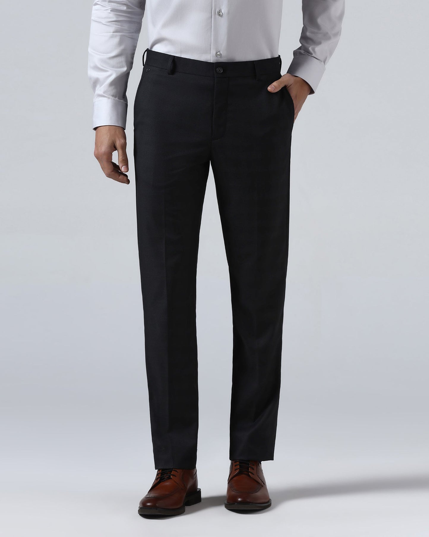 Black Check Trouser - Rogers