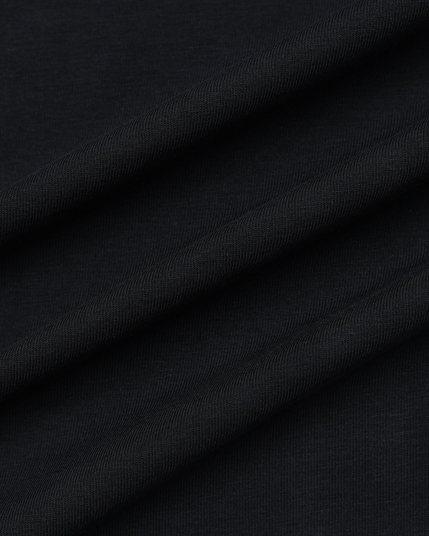 Black Crew Neck Printed T-Shirt - Misa