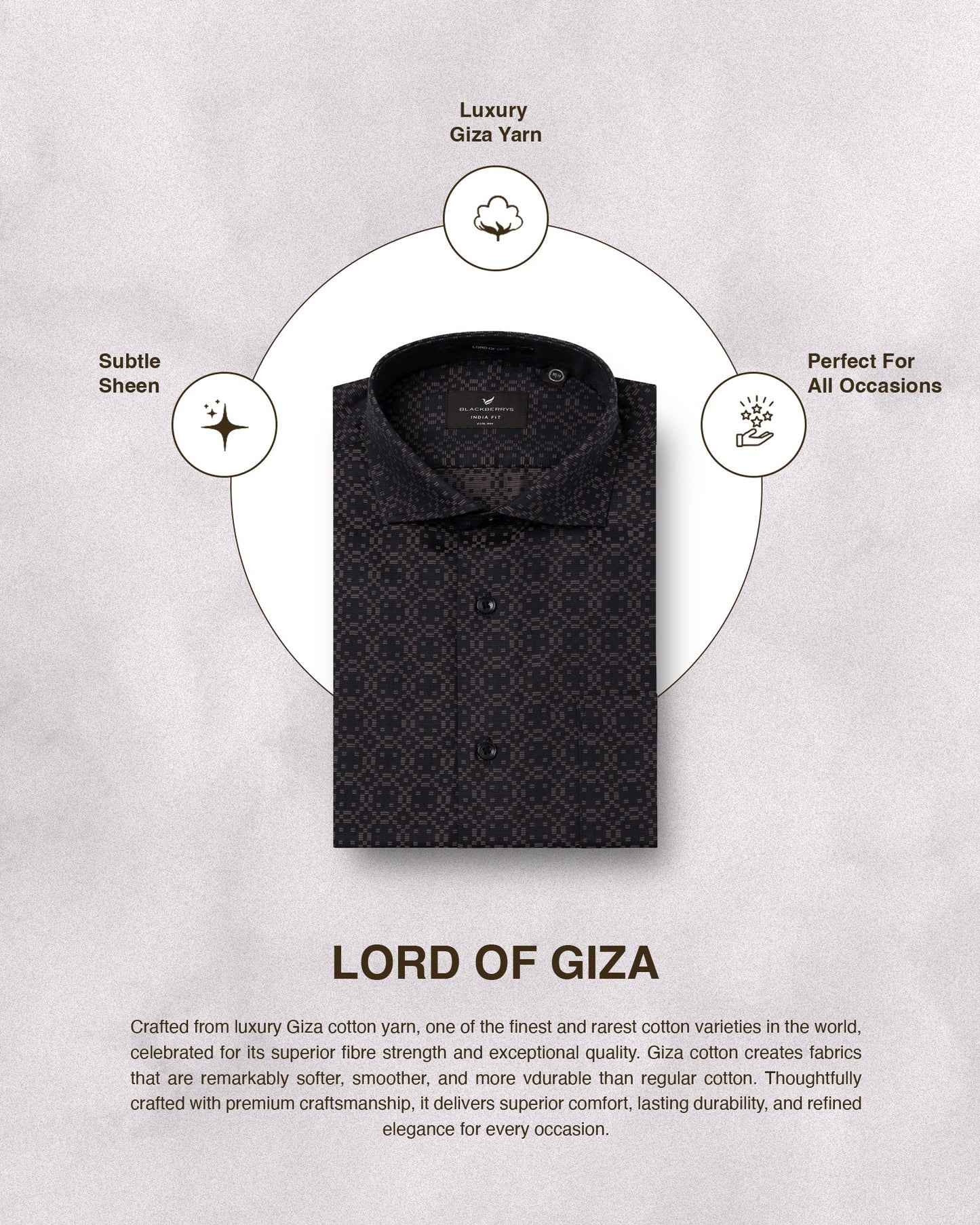 Black Jacquard Shirt - Alton