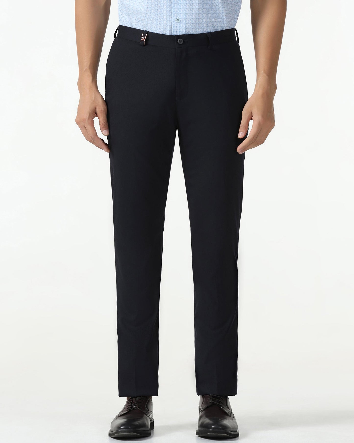 Black Luxe Solid Trouser - Meter