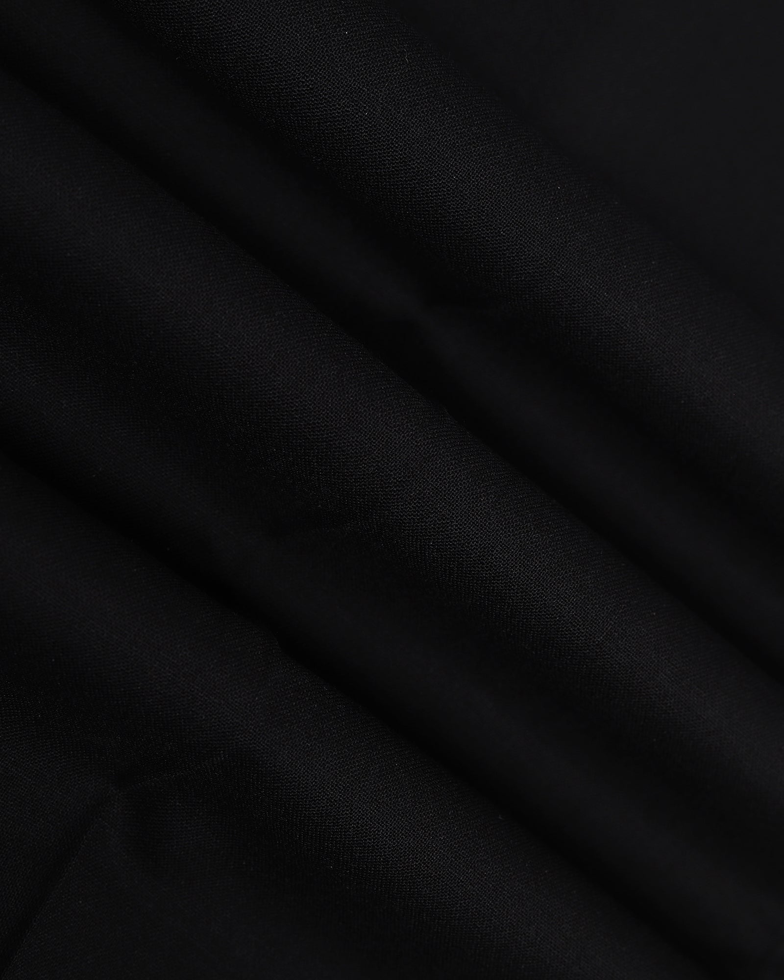 Black Luxe Solid Trouser - Meter